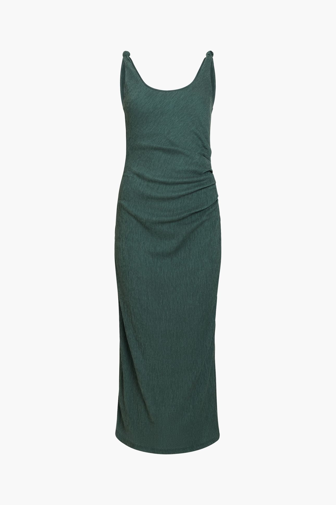TRIXIE TEXT KNOT STRAP MIDI JADE GREEN 3