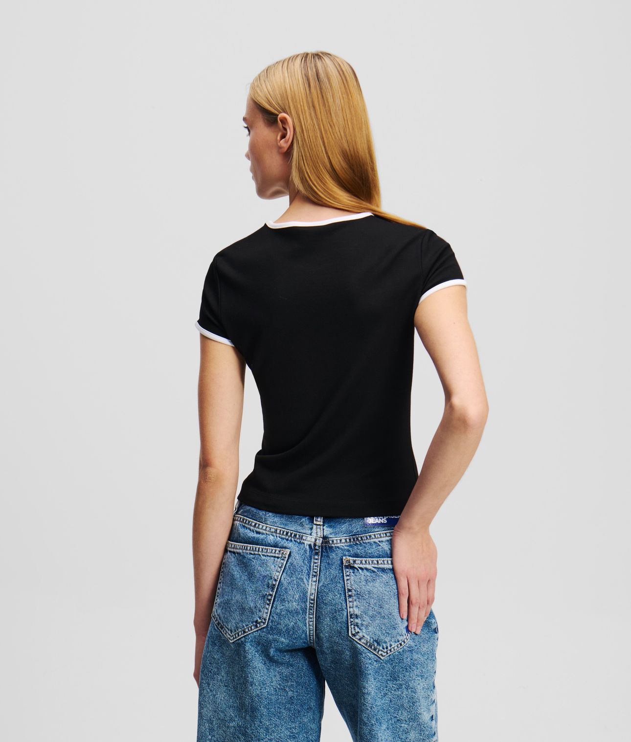 KLJ CAP SLEEVE TOP BLACK 4