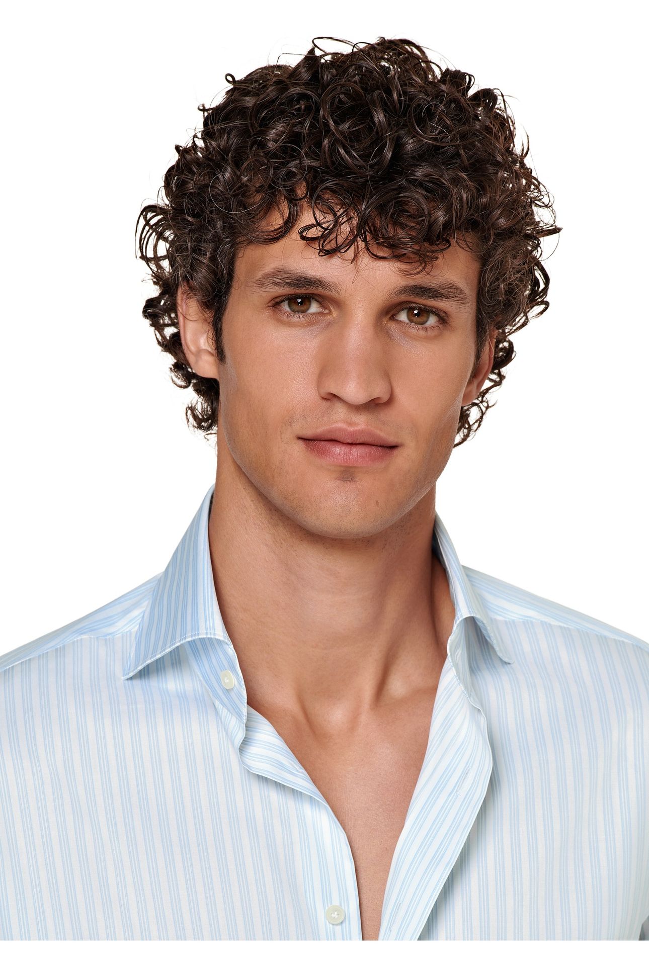 CUTAWAY RETRO STRIPE WHITE FORMAL SHIRTS LIGHT BLUE 3