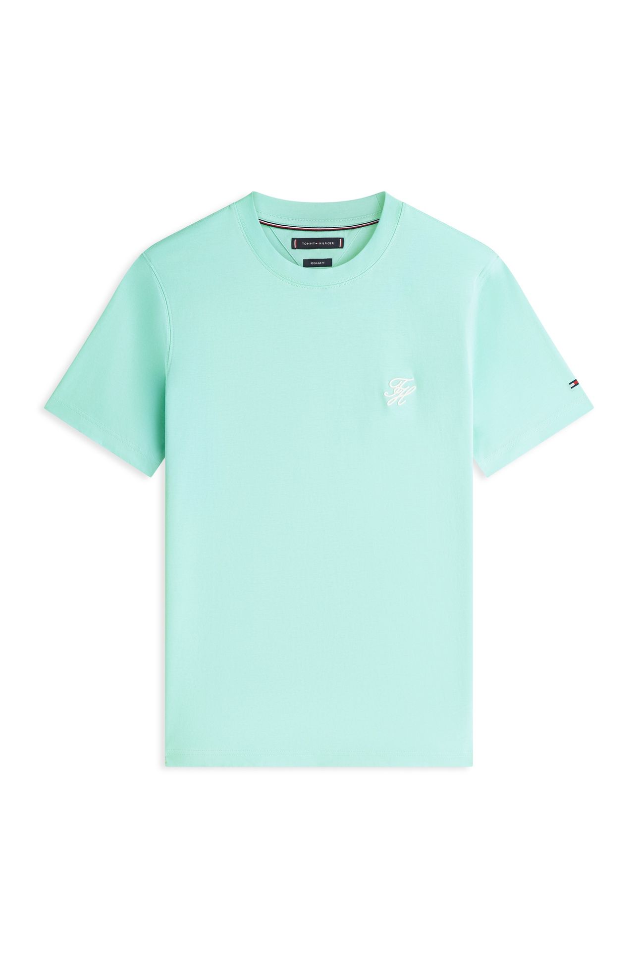 SCRIPT MONOGRAM T-SHIRT ARCTIC AQUA 4