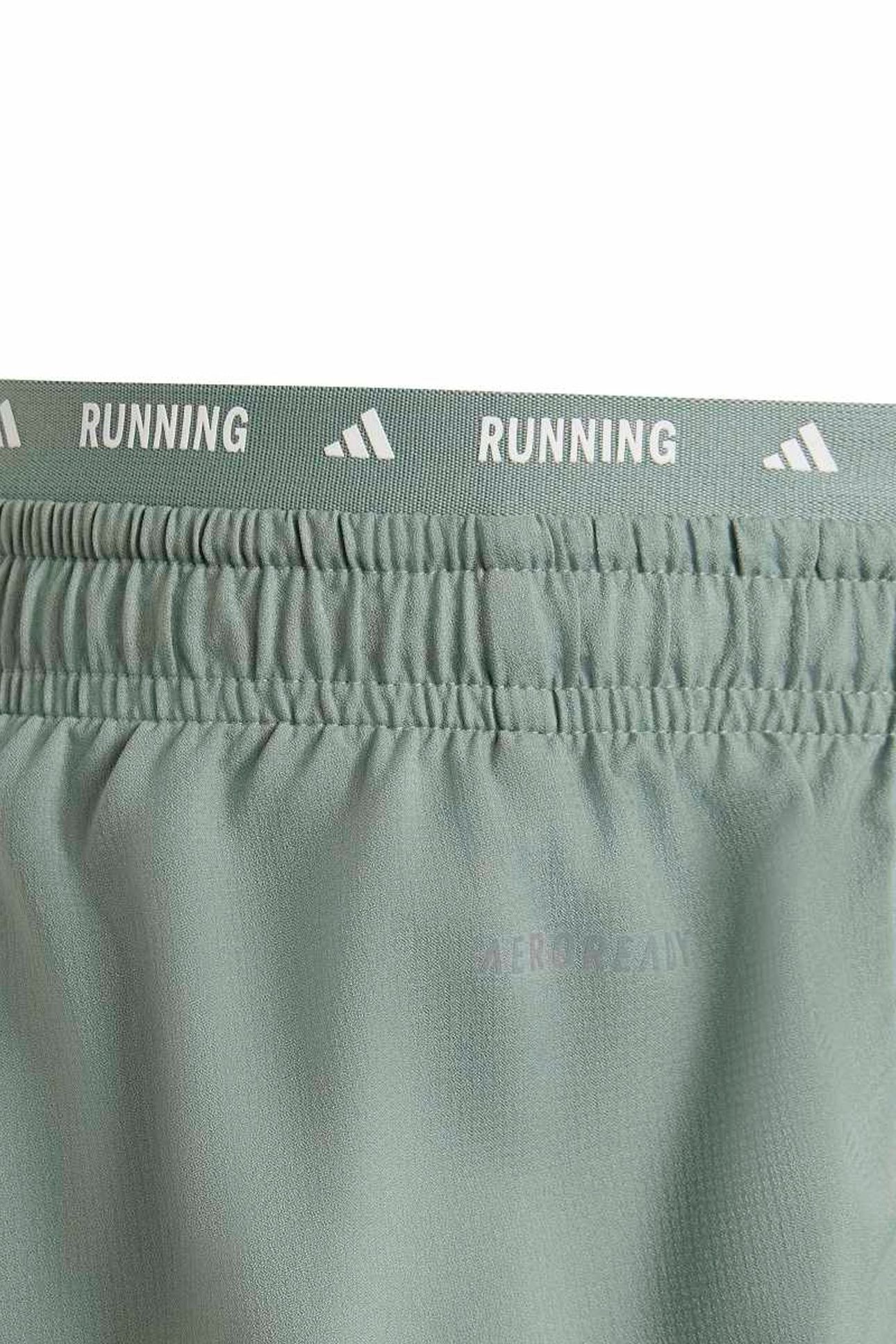UNISEX PERFORMANCE OWN THE RUN 3 STRIPES 2IN1 SHORT SILVER G 3