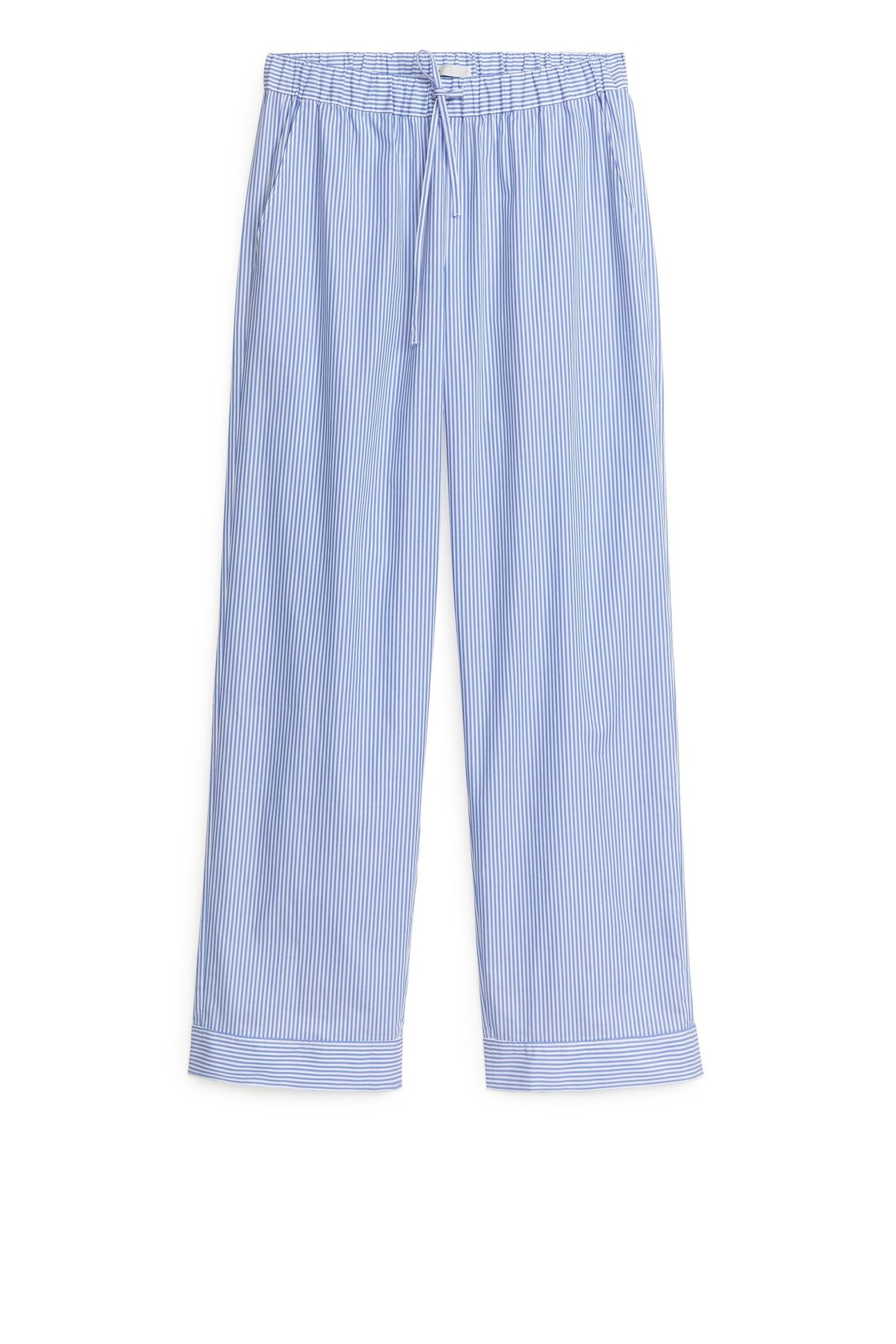 LENNON POPLIN PAJAMA TROUSERS BLUE 3