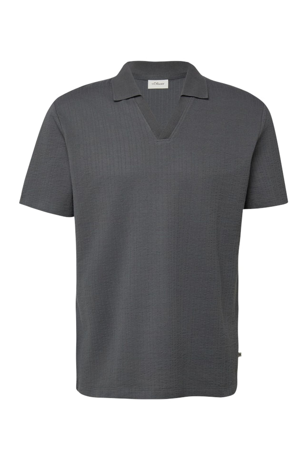 S.OLIVER POLOSHIRTS GREY/BLACK 4