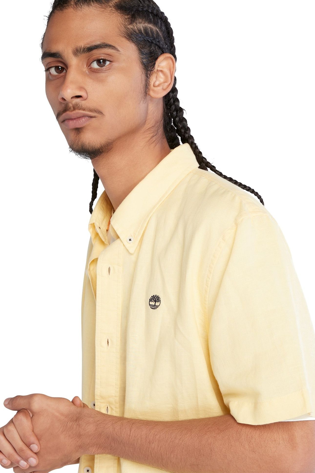 COTTON/LINEN SHORT SLEEVE SHIRT POPCORN 4