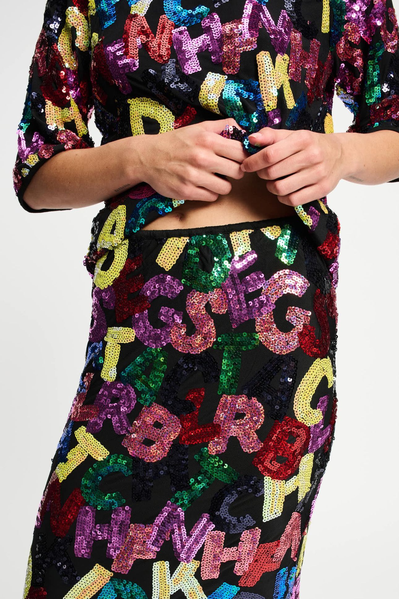 SKIRT - SPLASHING LETTERS 8