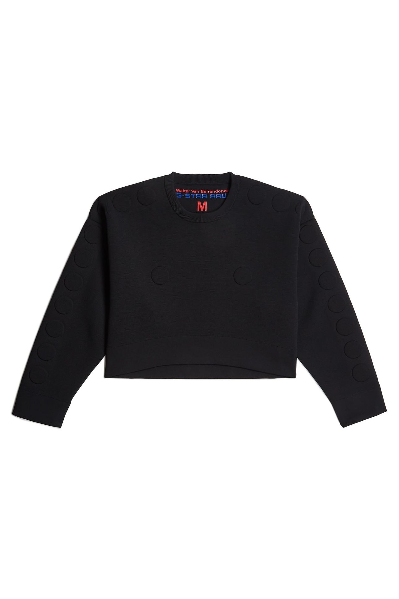 GSXWVB OVERSIZED SHORT SWEAT KNIT BLACK 5