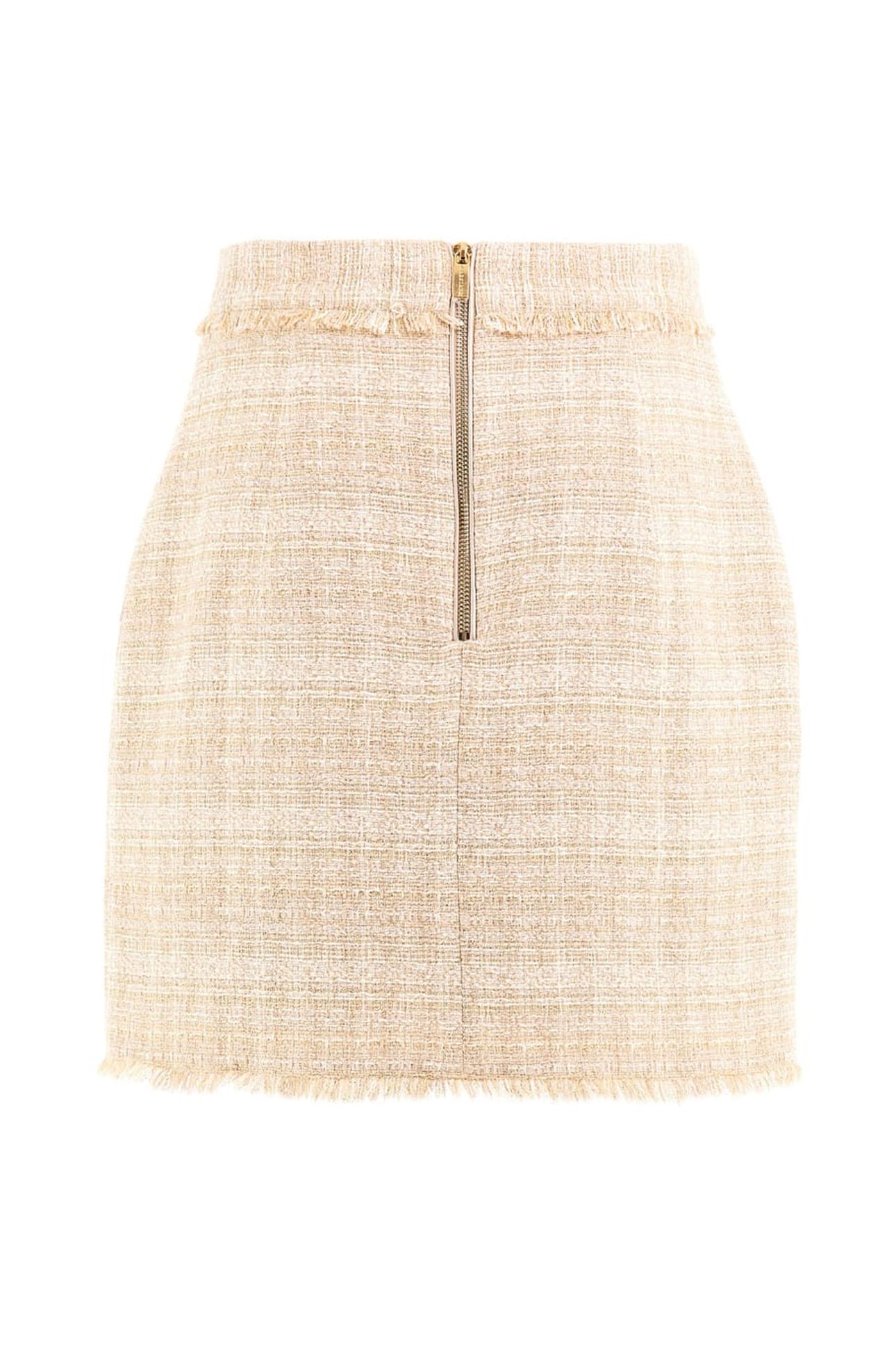 CLAUDIA MINI SKIRT VELVET TAUPE LUX TWE 6