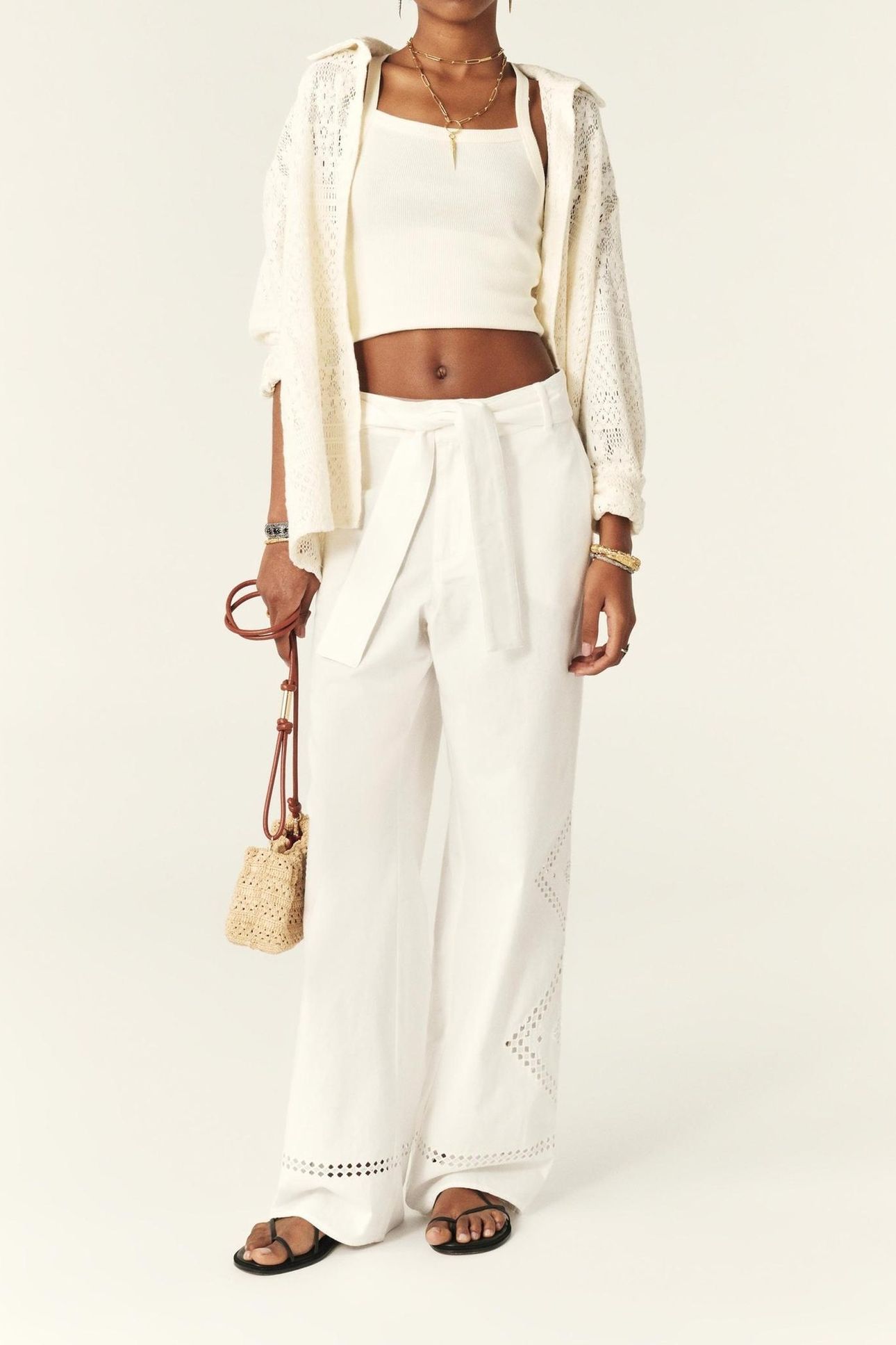 PANTALON MARLON BLANC 3
