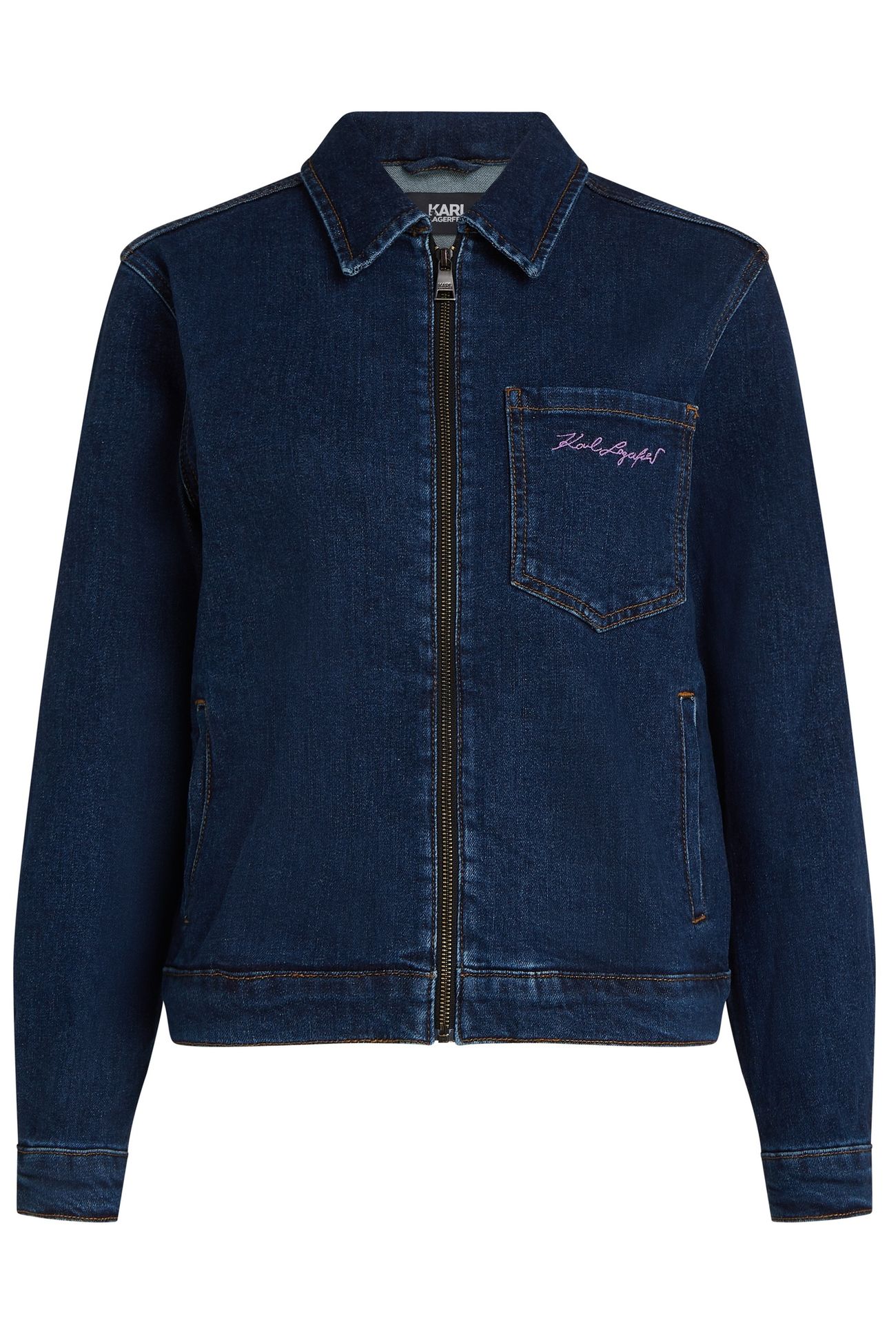 ESSENTIAL DENIM JACKET DARK BLUE DENIM 1