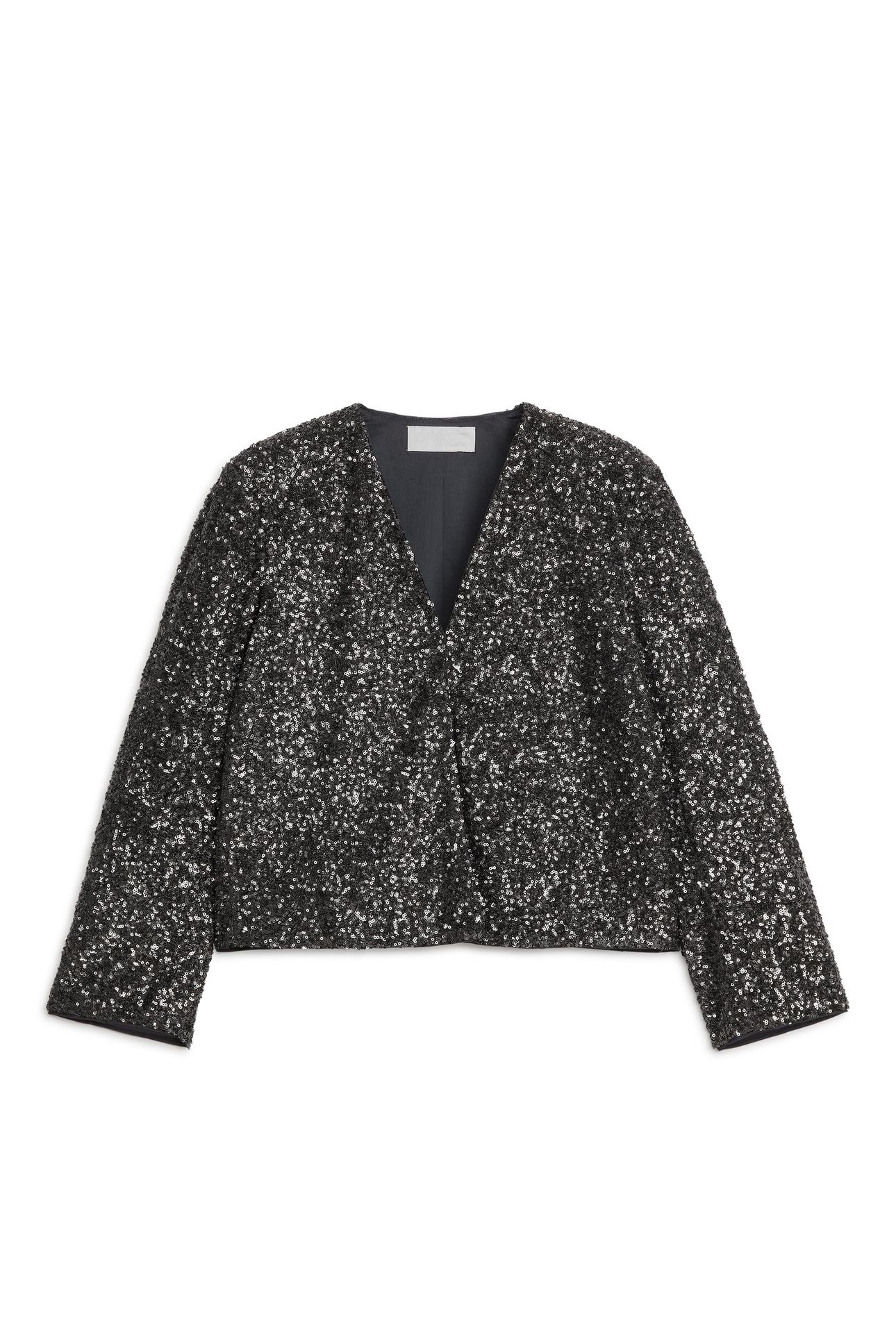 DUSTY SEQUIN JACKET GREY 3