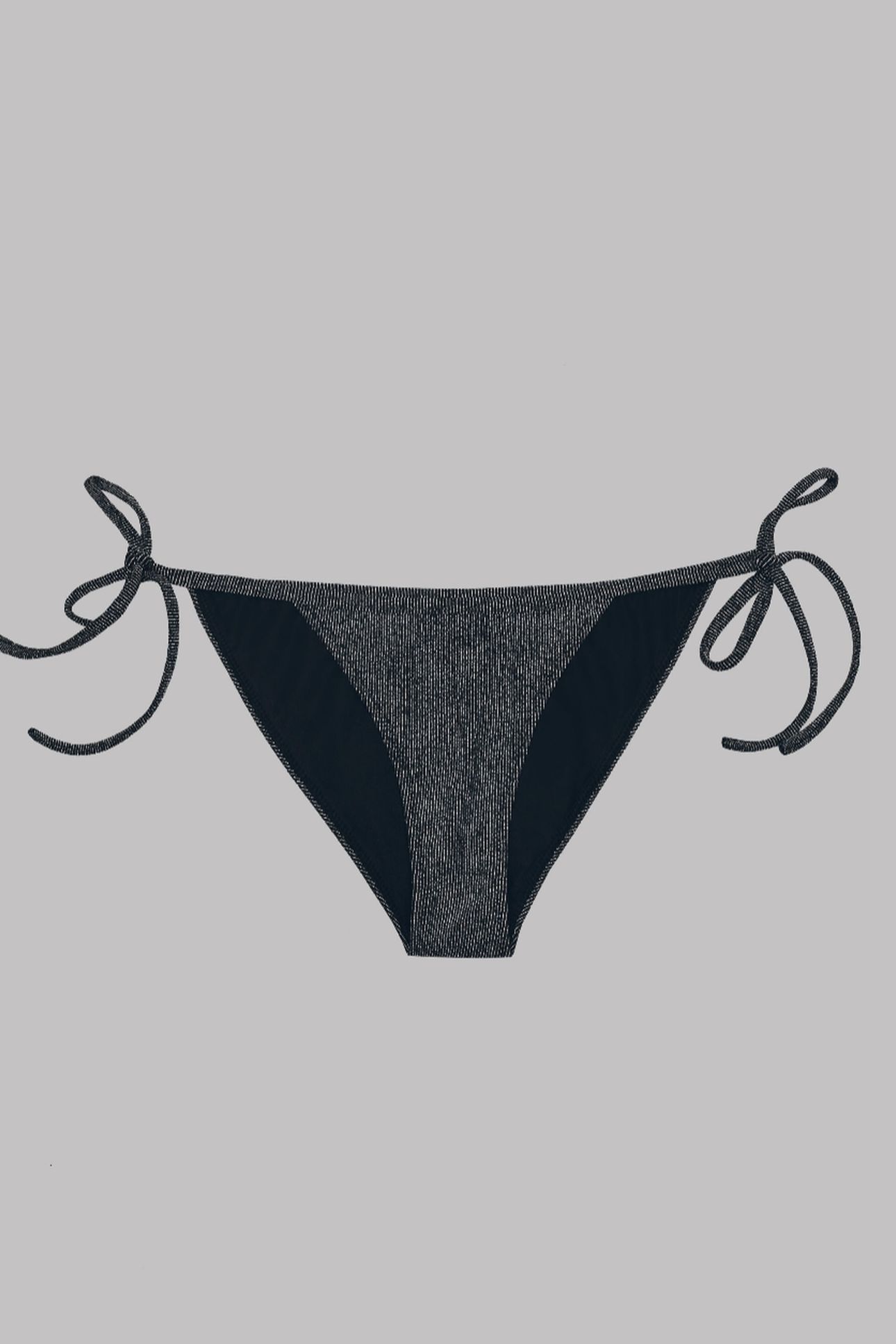 THE BLACK SPARKLY BIKINI BOTTOM 1