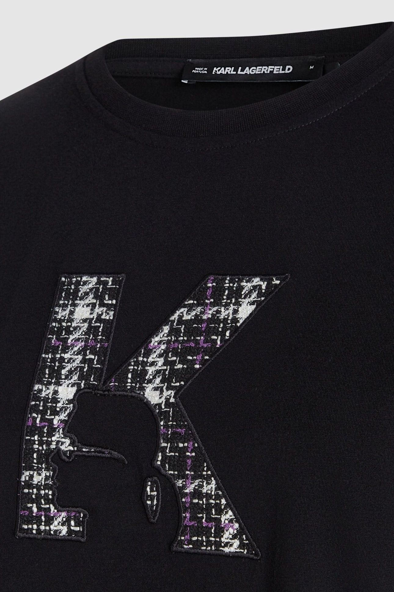 K BOUCLE T-SHIRT BLACK 3