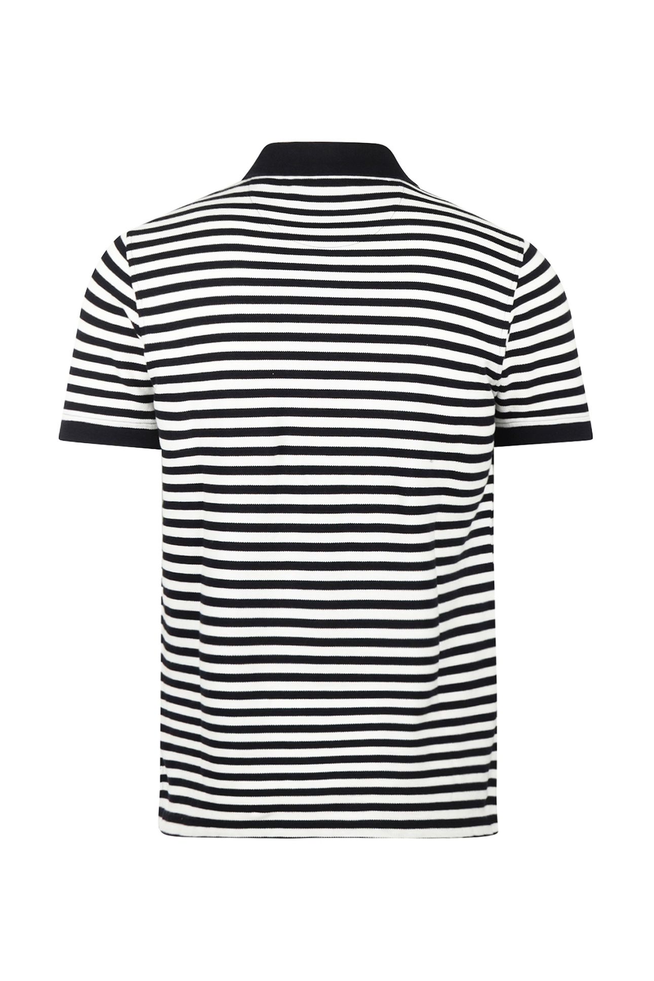 PIQUE STRIPE POLO OFF WHITE 4