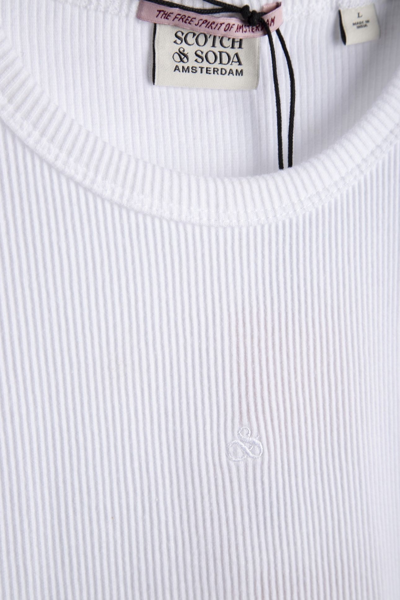 BABY RIB T-SHIRT WHITE 4