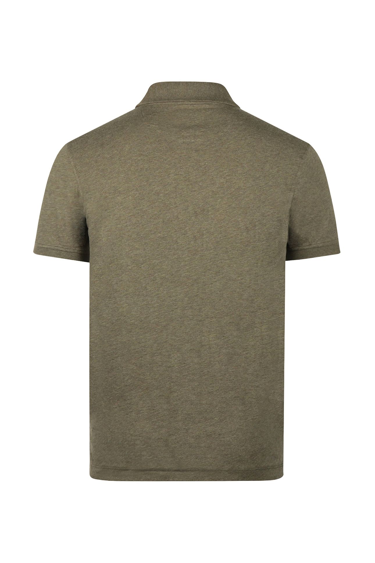 MELANGE JERSEY POLO LIGHT OLIVE 4