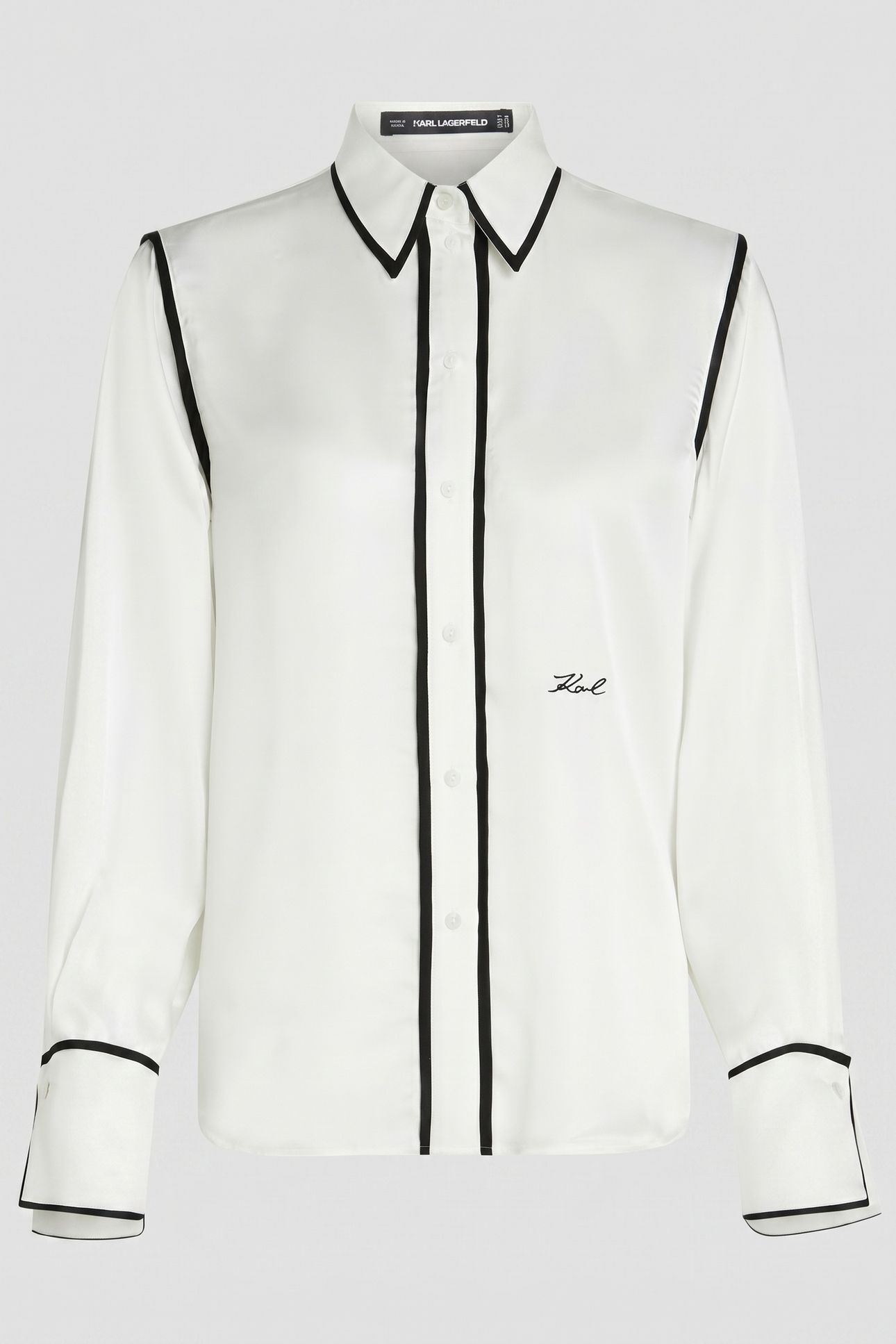 BW CONTRAST PIPING BLOUSE PRISTINE 3