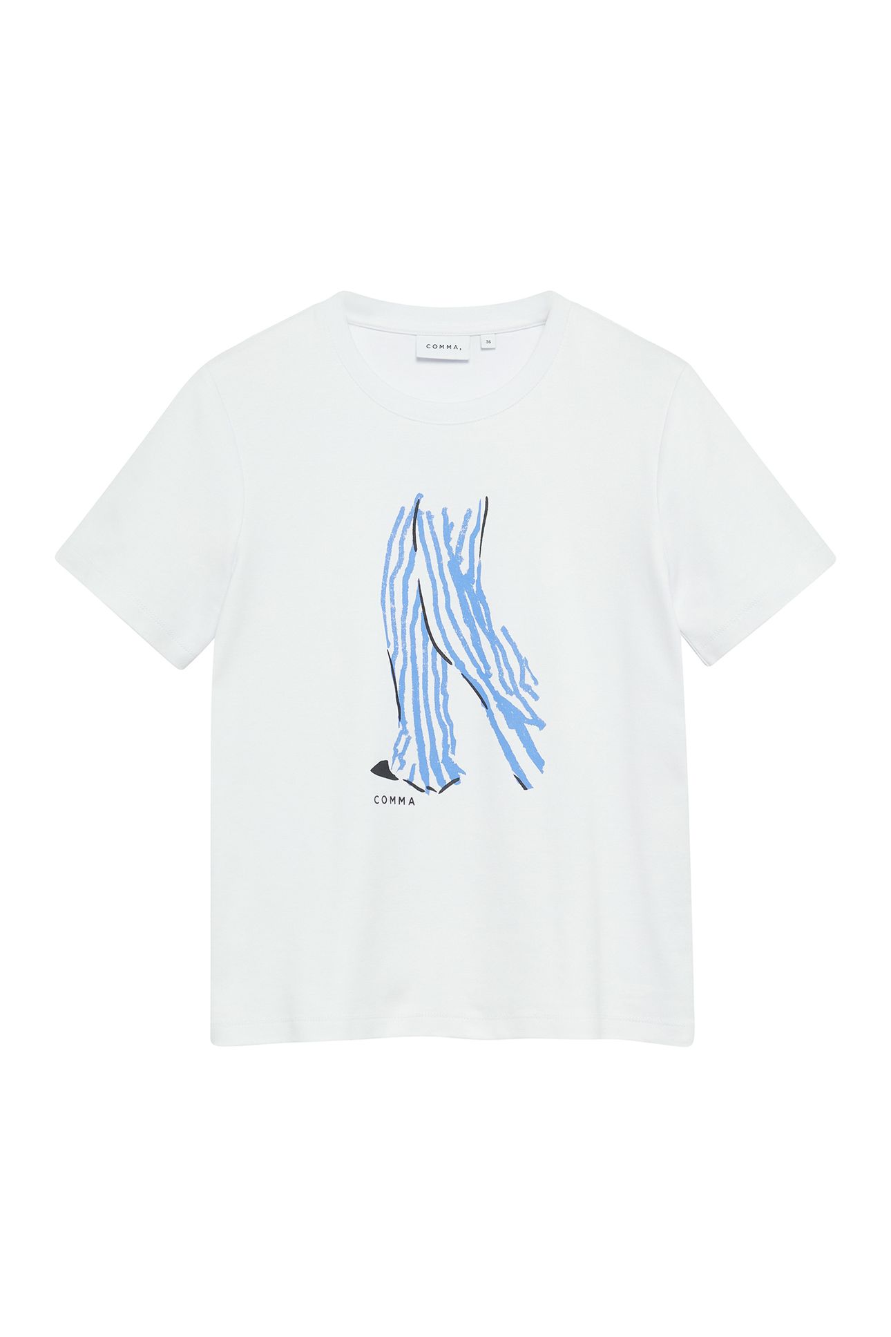 COMMA T-SHIRTS WHITE 4