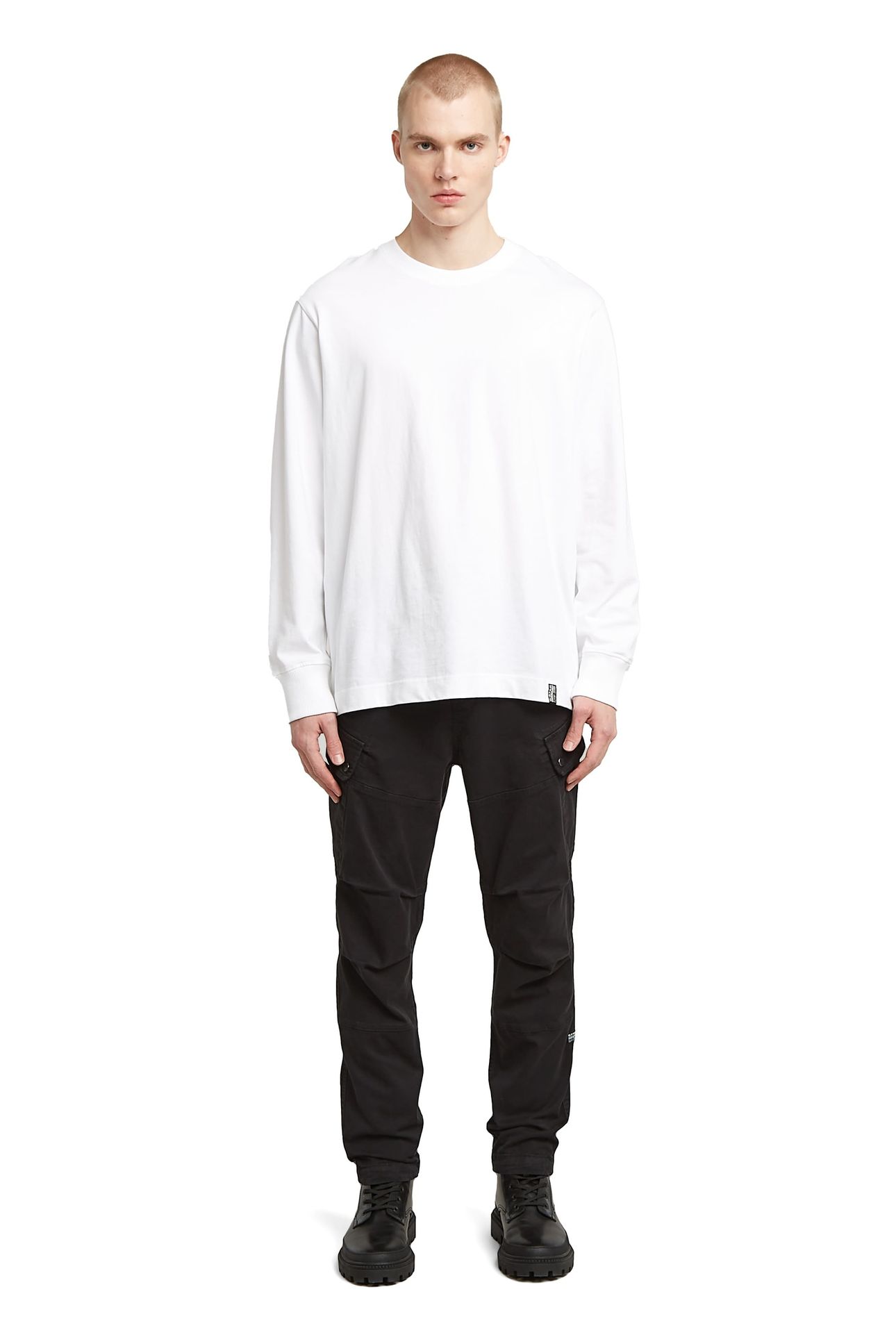 ROXIC STRAIGHT TAPERED CARGO PANT BLACK 1