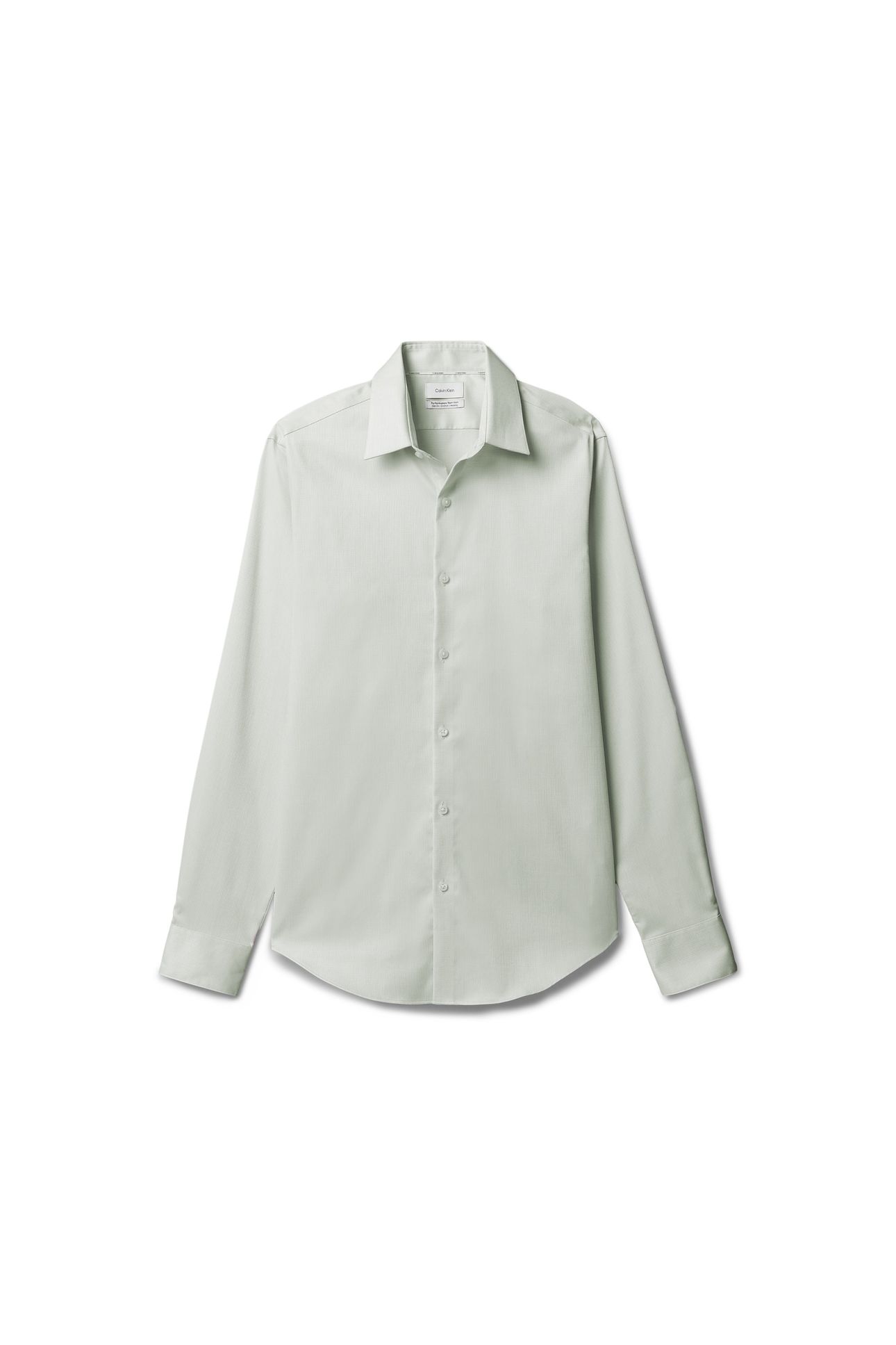 SLIM PERF SOLID SHIRT SAGE 5