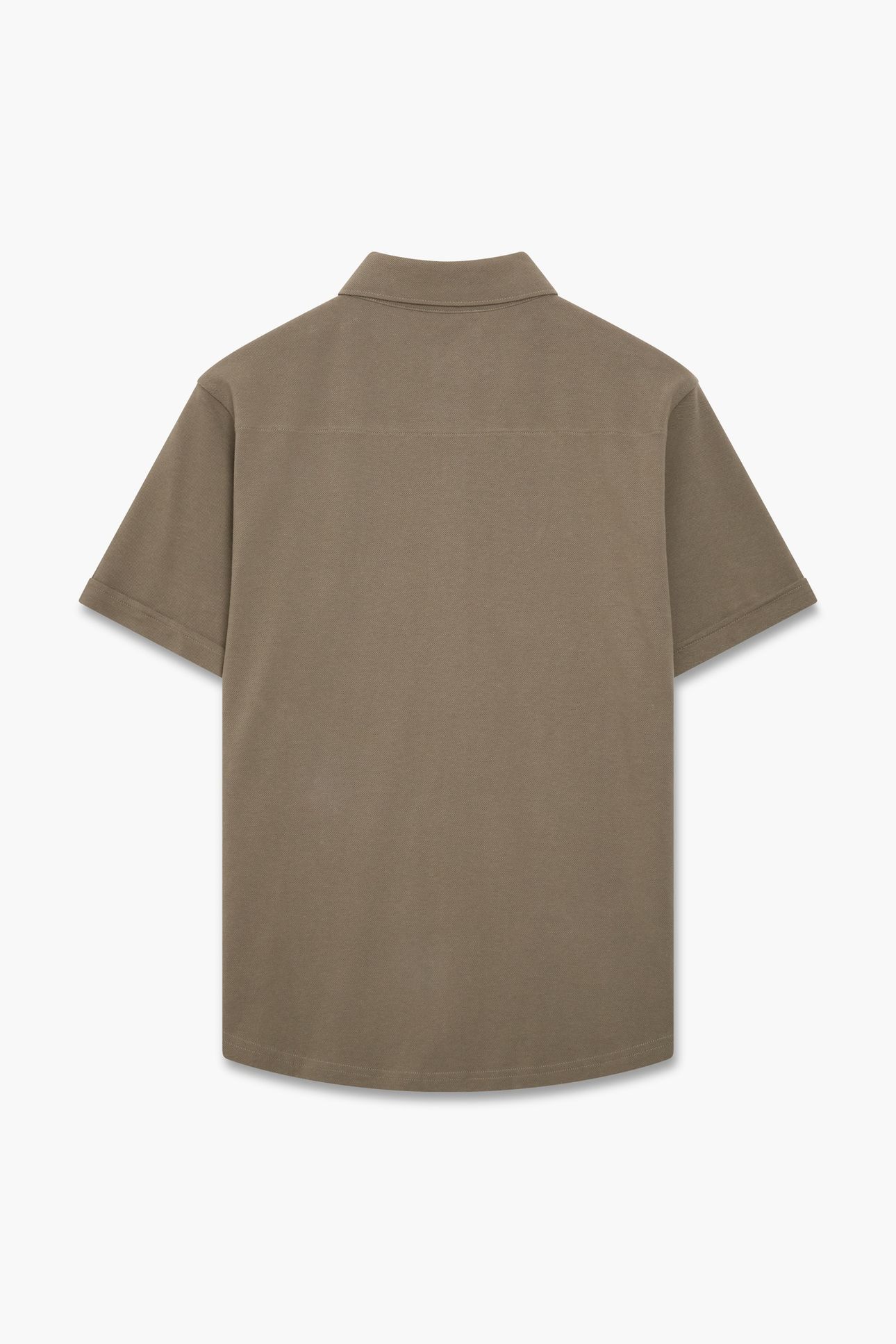 PIQUE SHIRT S/S KHAKI 3