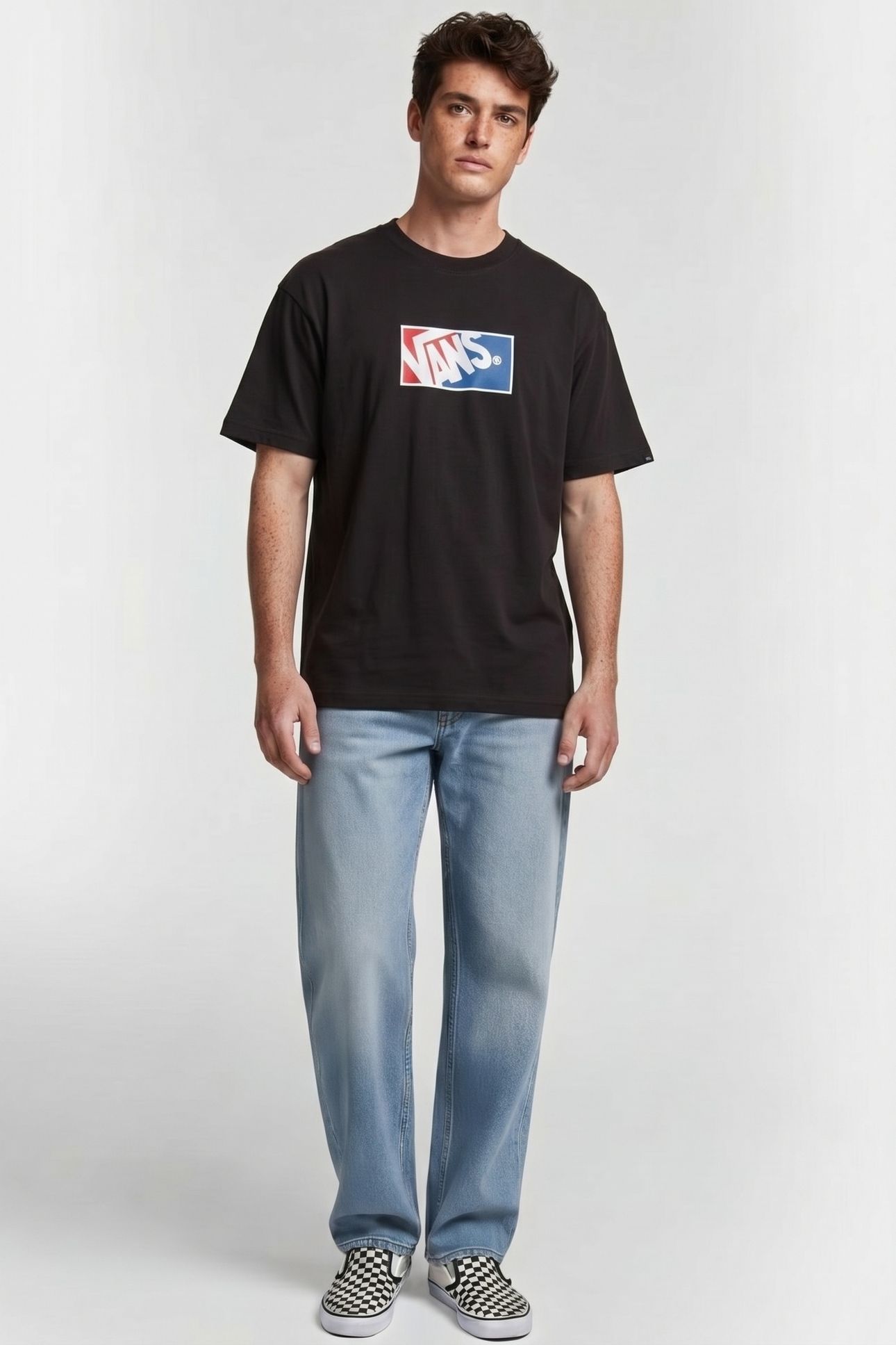 ORIGINAL STANDARDS BLOCKED BOX SS BLACK/RACING RED 1