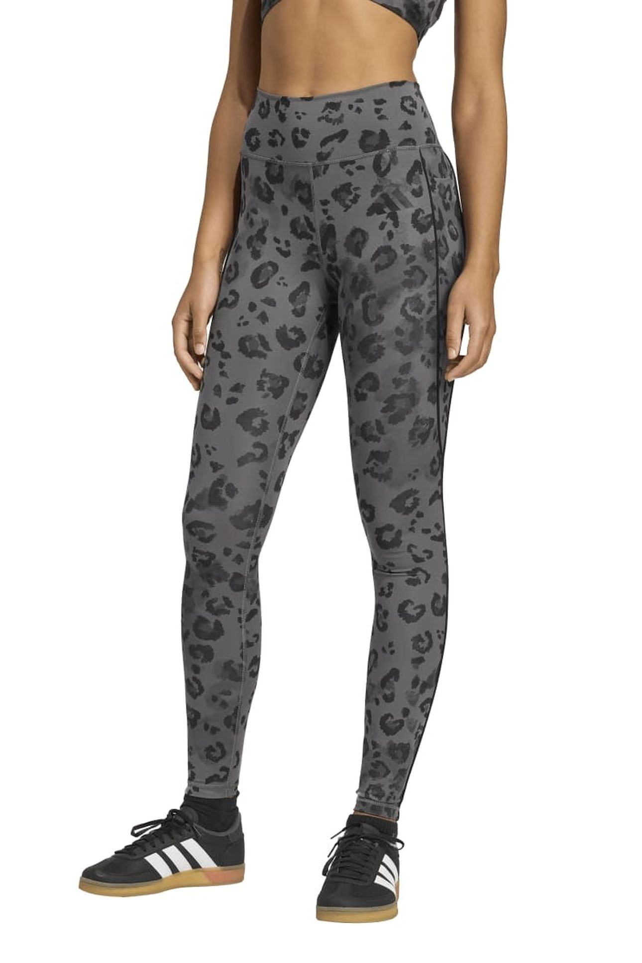 PERFORMANCE OPTIME ESSENTIALS FULL LENGTH LEGGINGS PRINT GRE 1