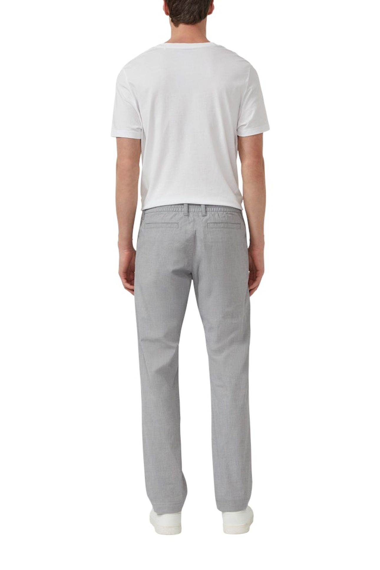 S.OLIVER PANTS GREY/BLACK 5