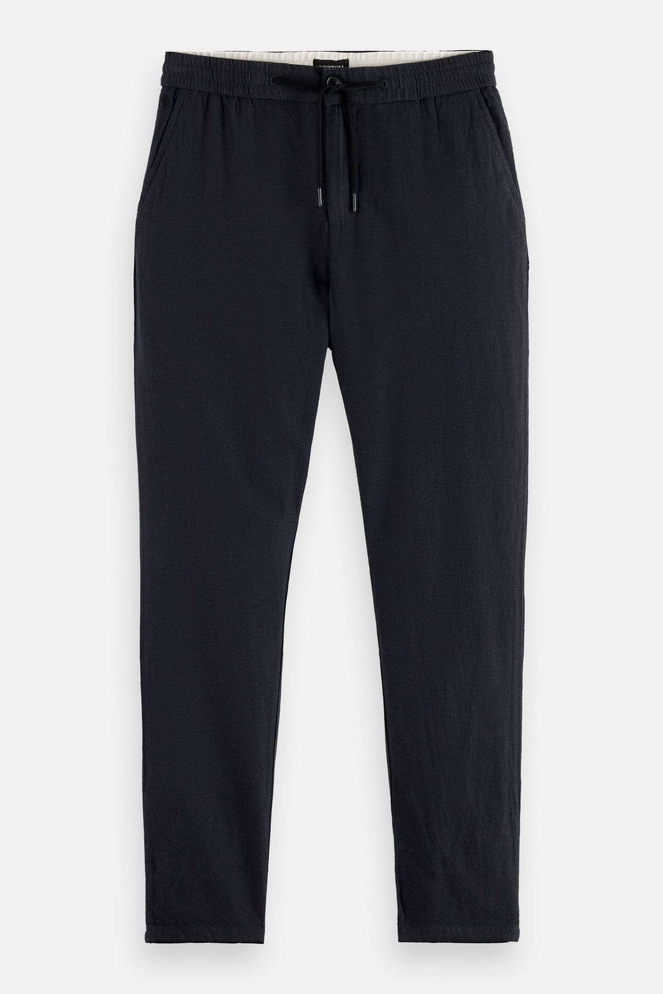 WARREN - COTTON/ LINEN TWILL JOGGER BLACK 3