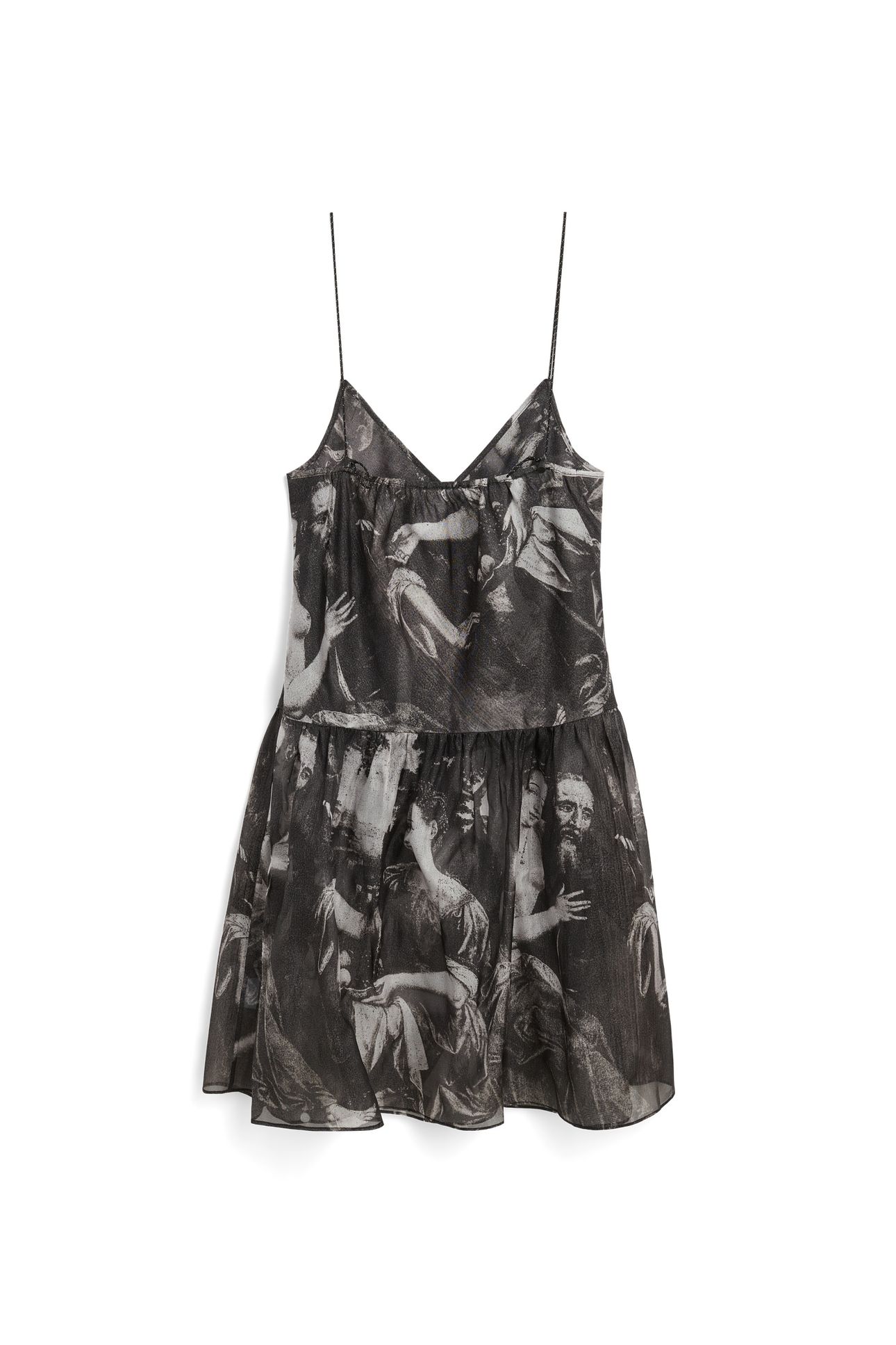 TANYA DRESS BLACK AOP 4