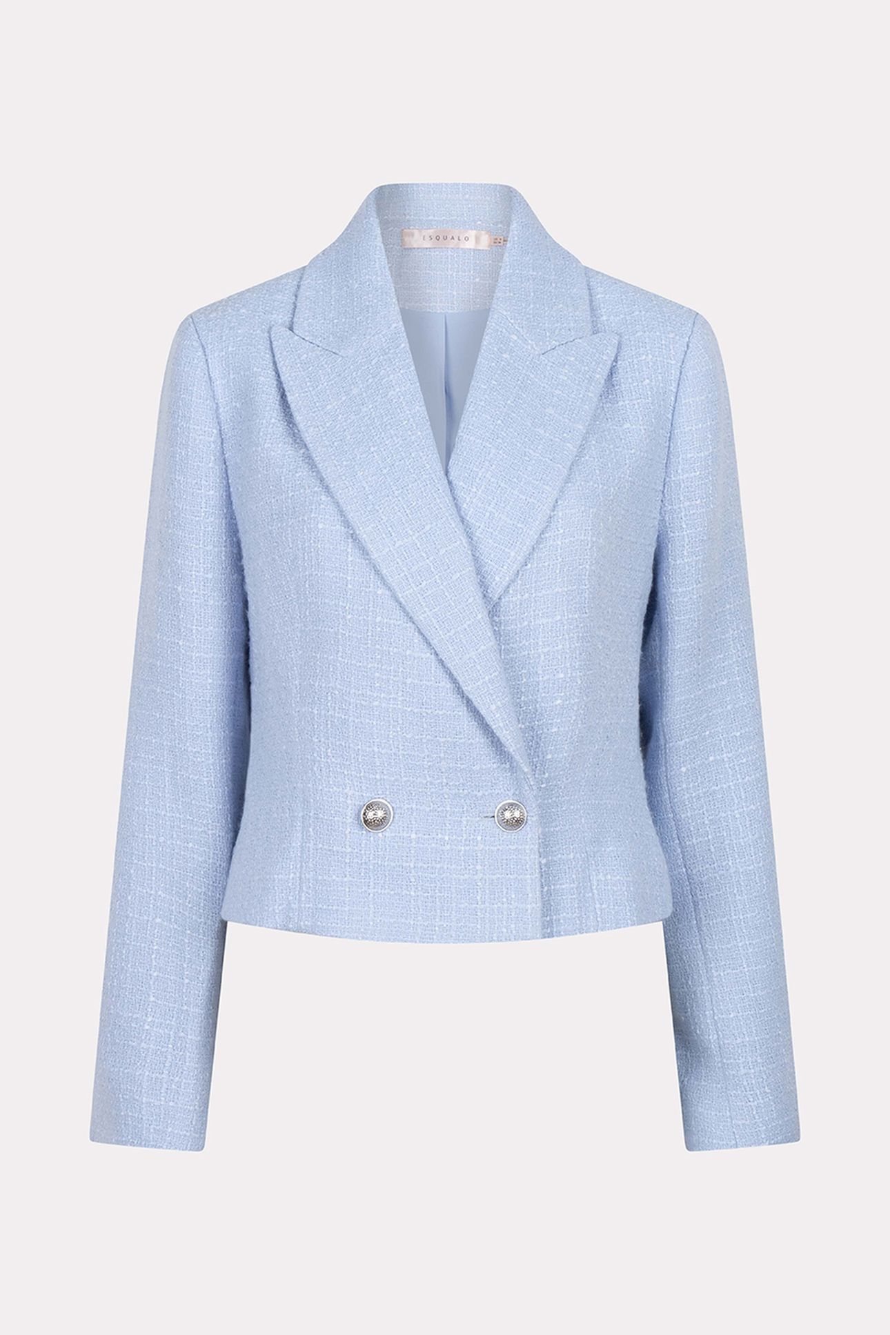 BLAZER DOUBLE BREASTED TWEED SKY BLUE 1