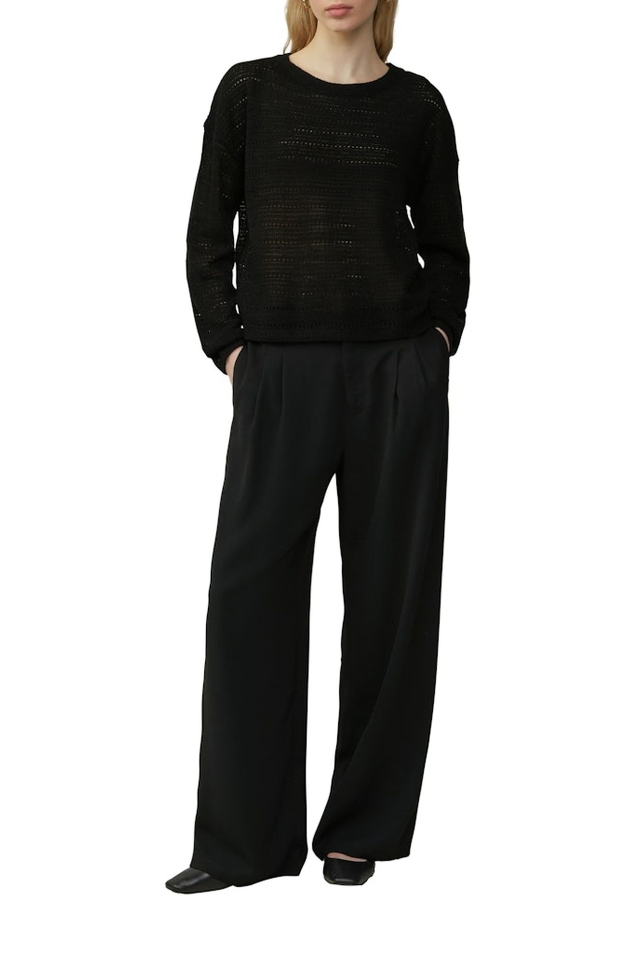 S.OLIVER-QS PULLOVER BLACK 2