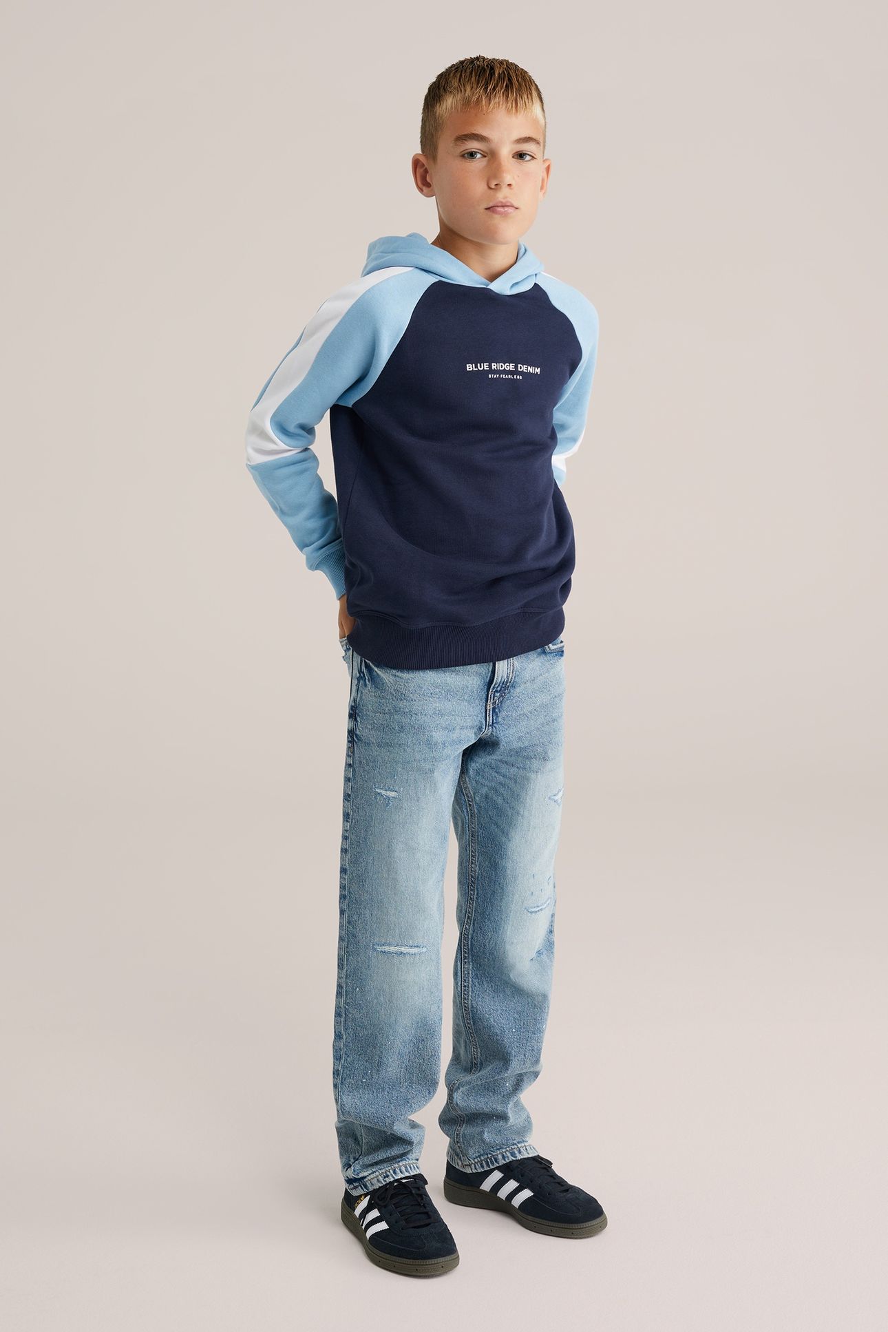 5-POCKET MID WAIST BLUE 2