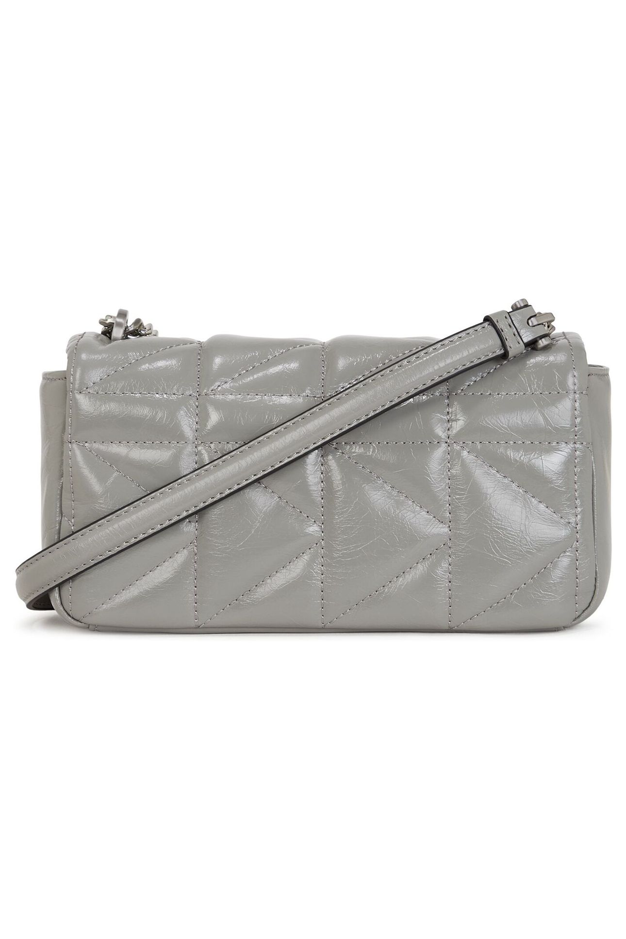 K/KUILT SMALL WRINKLE CROSSBODY CLOUD GREY 3