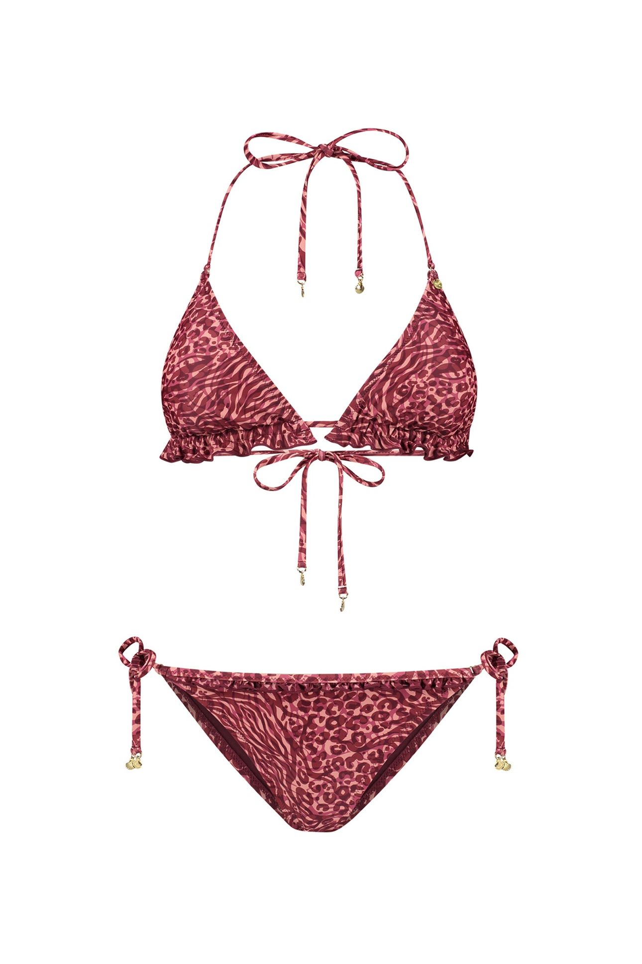 LIZ BIKINI SET SUMMER SAFARI BLOSSOM PINK LEOPARD 5