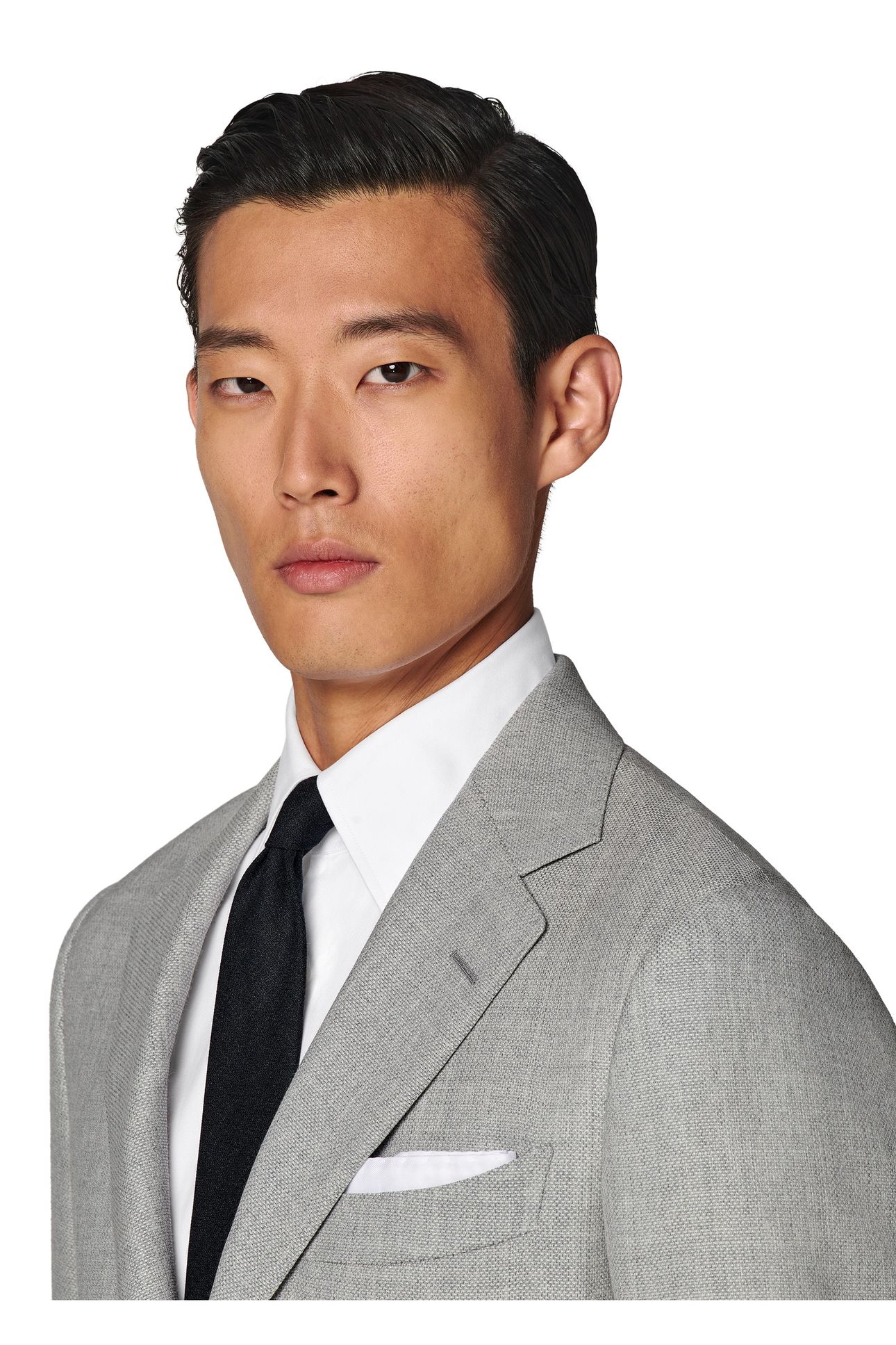 SUIT HAVANA L. GREY PURE WOOL NESTED SUITS 12