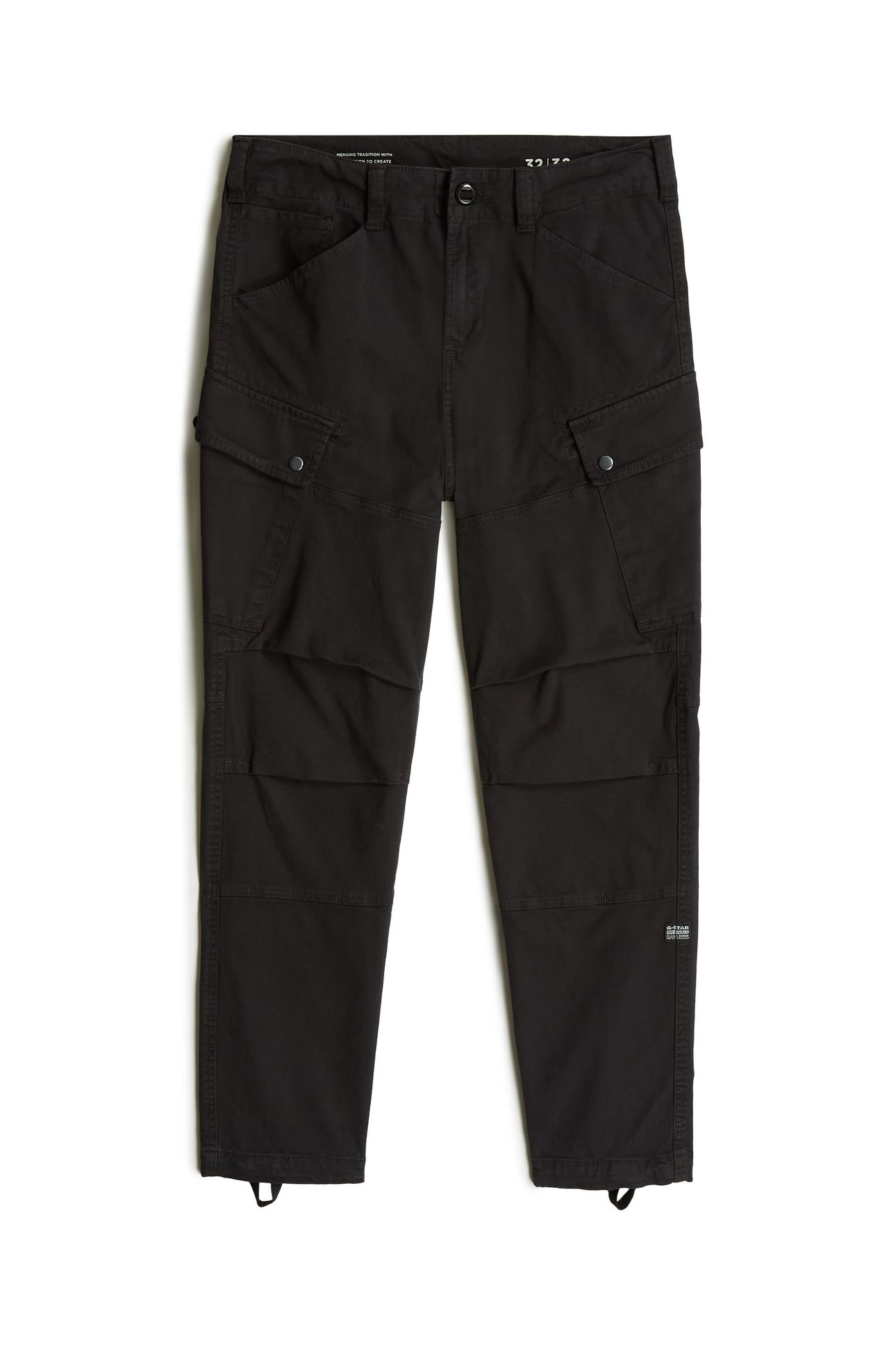 ROXIC STRAIGHT TAPERED CARGO PANT BLACK 5