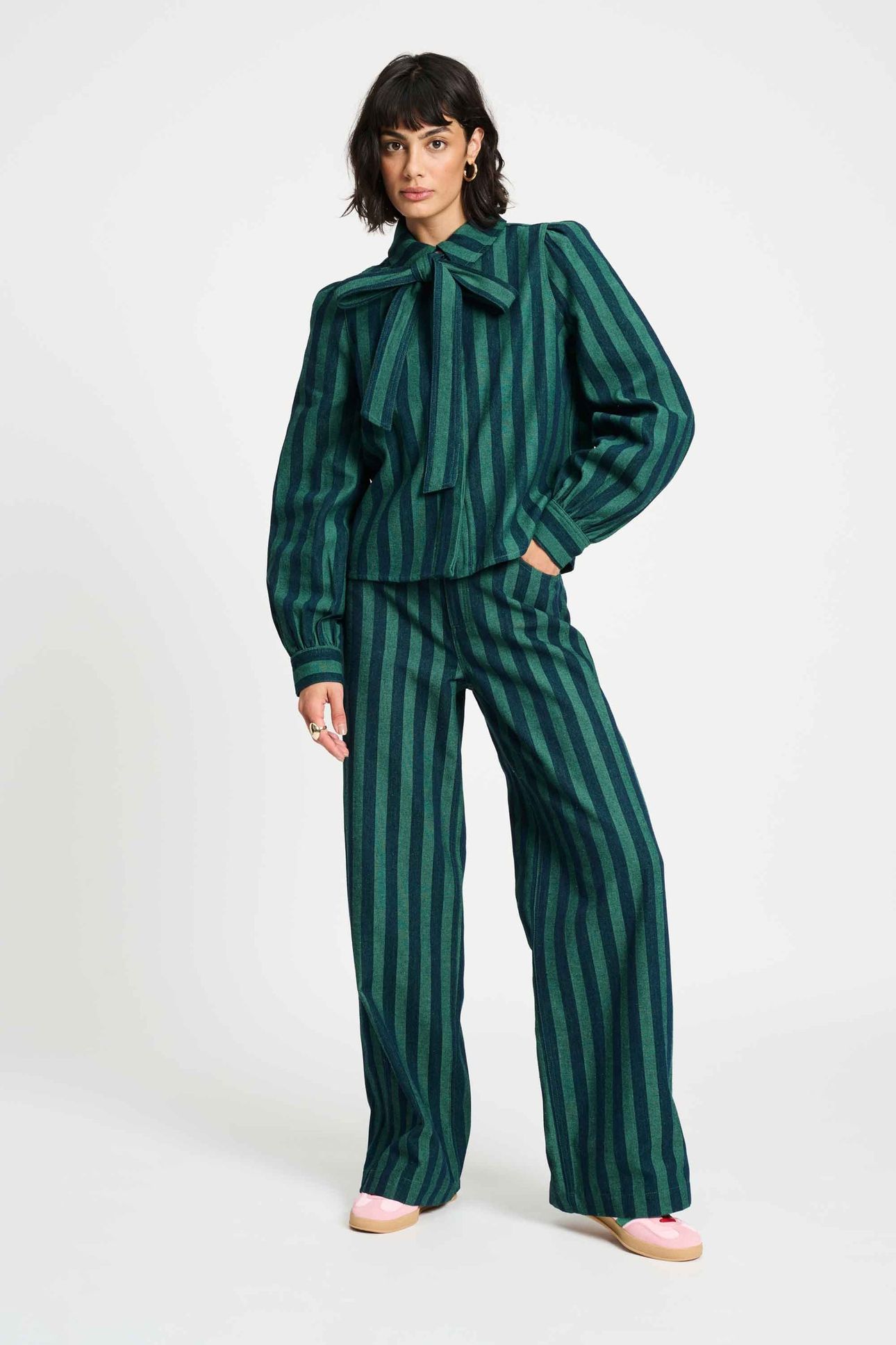 BLOUSE - DENIM STRIPED 4