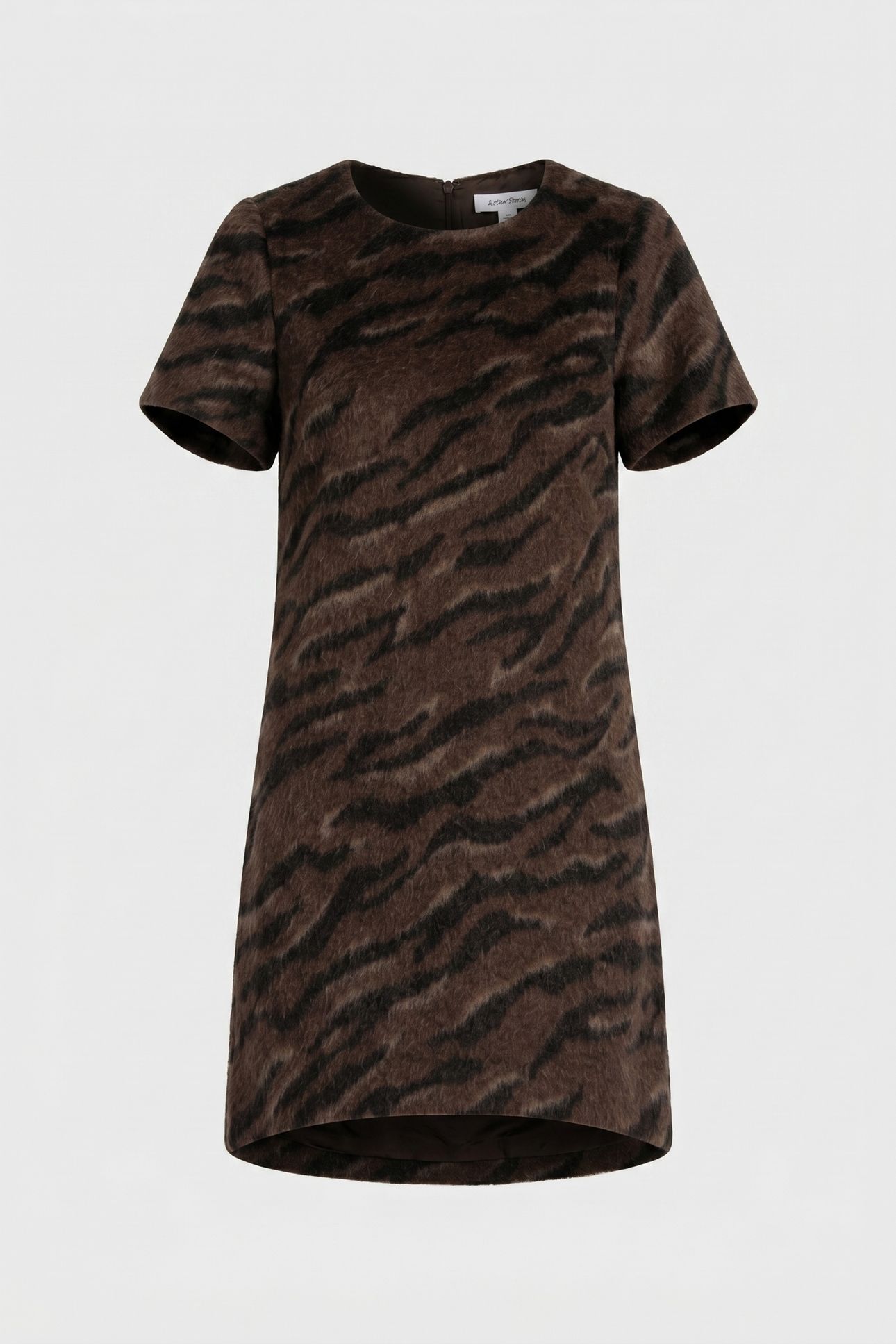 ETIENNA DRESS BROWN 5