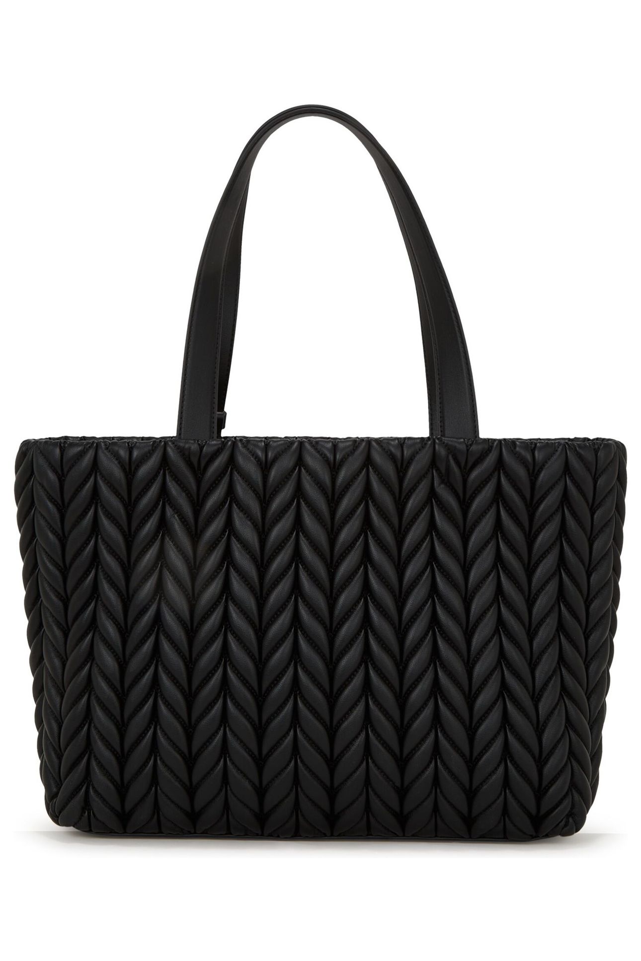 K/WEAVE MEDIUM TOTE BLACK-NICKEL 2