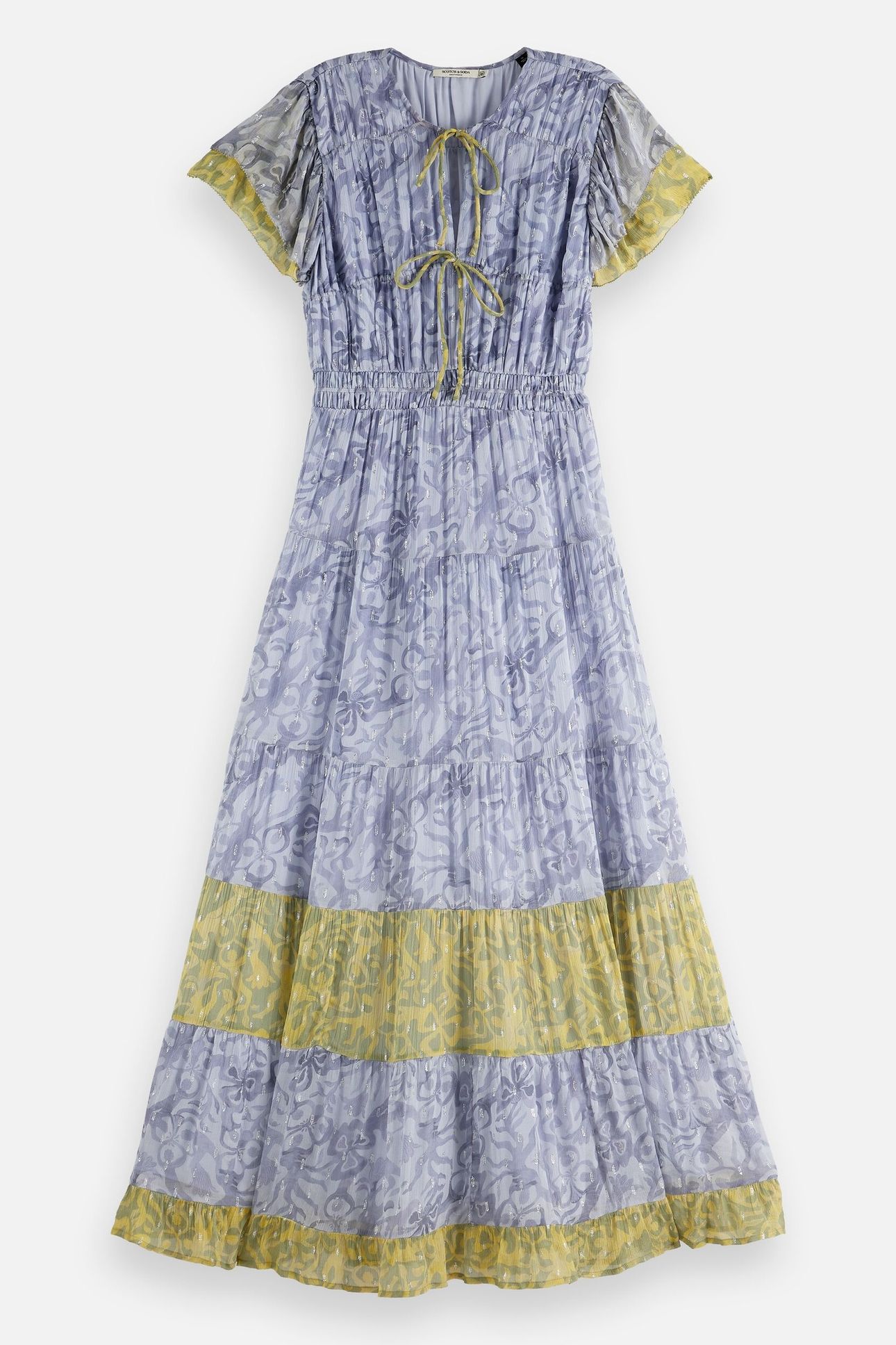 GATHERED MAXI DRESS DANCER LAVENDER 3