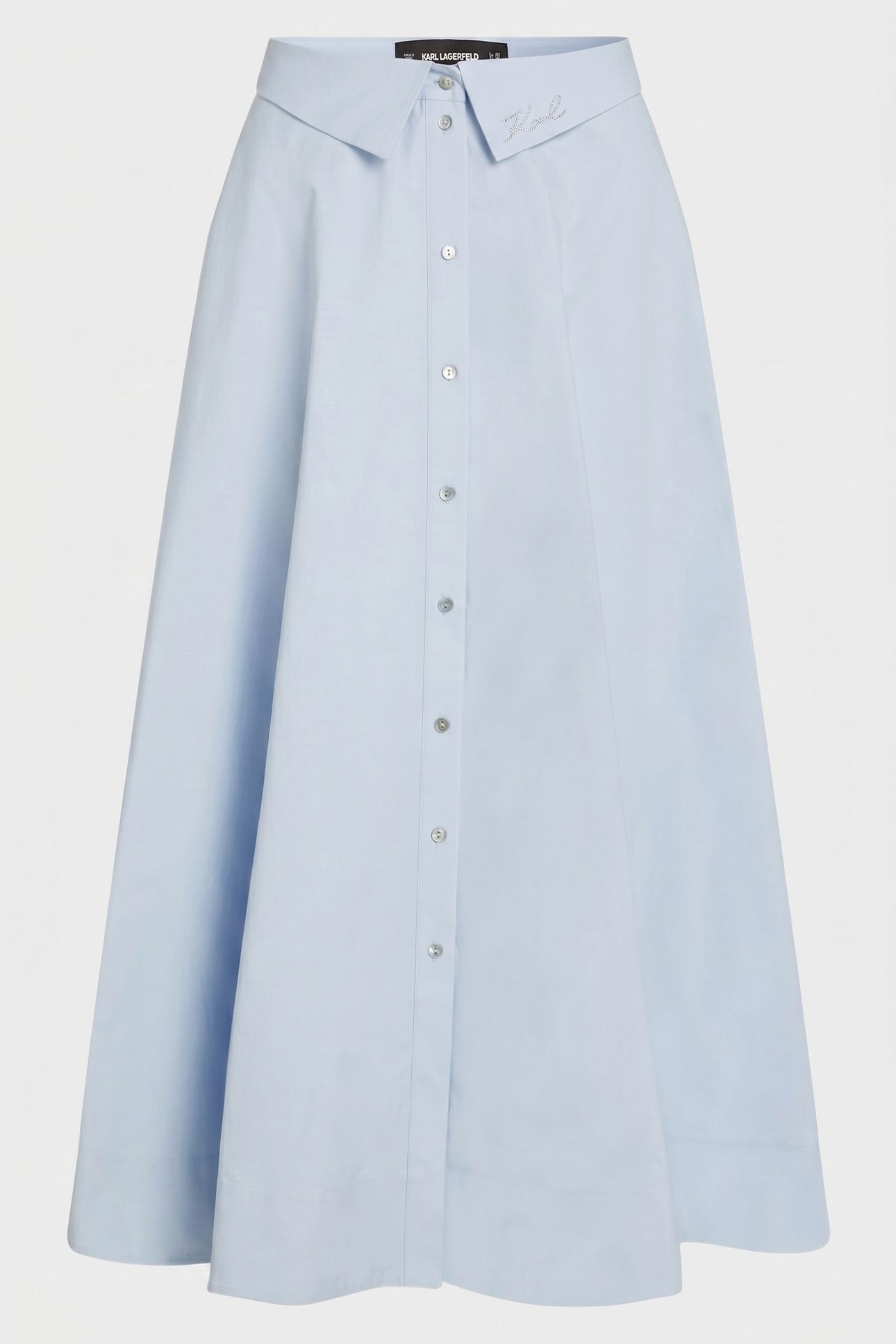 POPLIN SKIRT KENTUCKY BLUE 3
