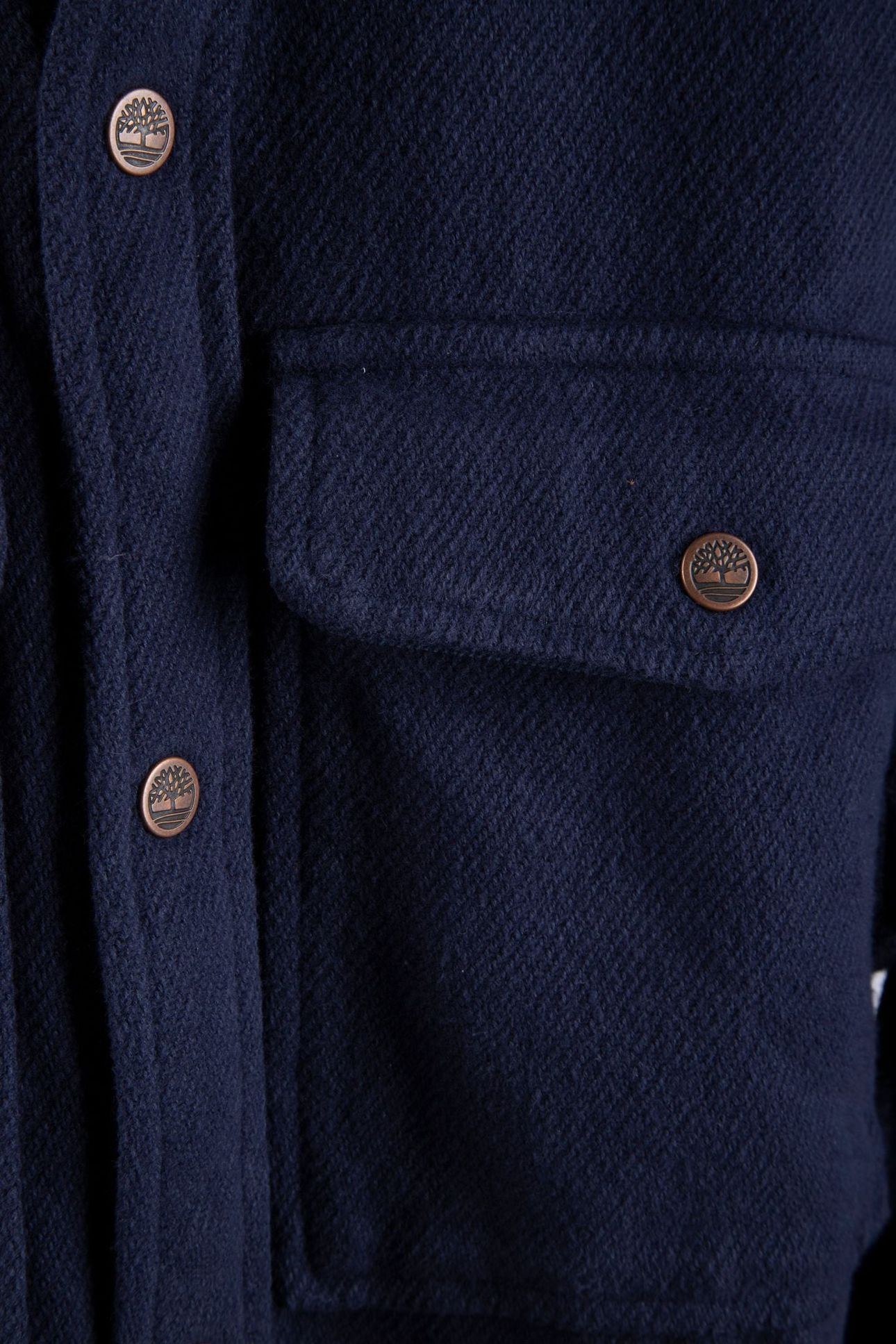 CORDUROY COLLAR UTILITY OVERSHIRT PEACOAT 4