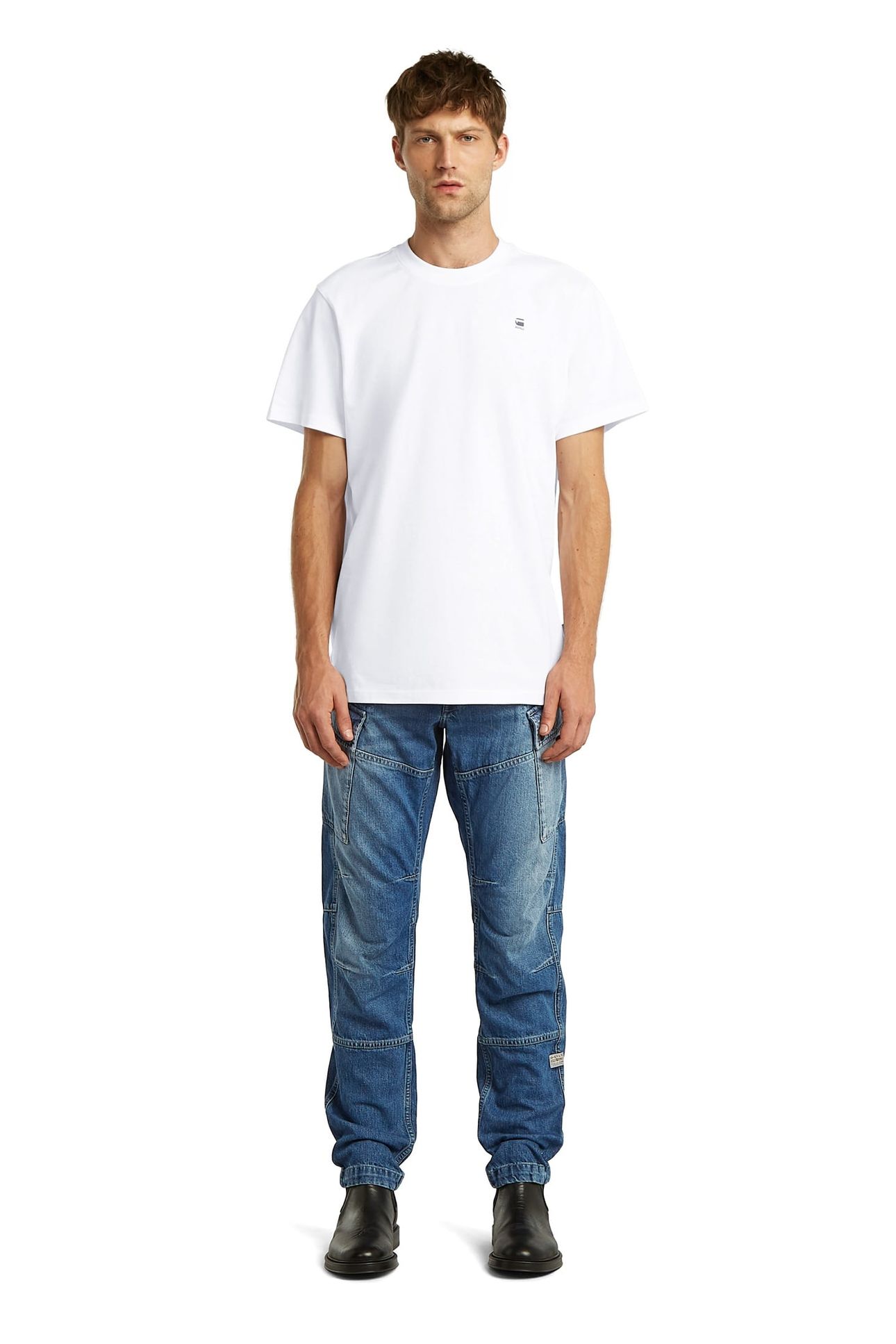 ROXIC ZIP REGULAR TAPERED MEDIUM BLUE 1