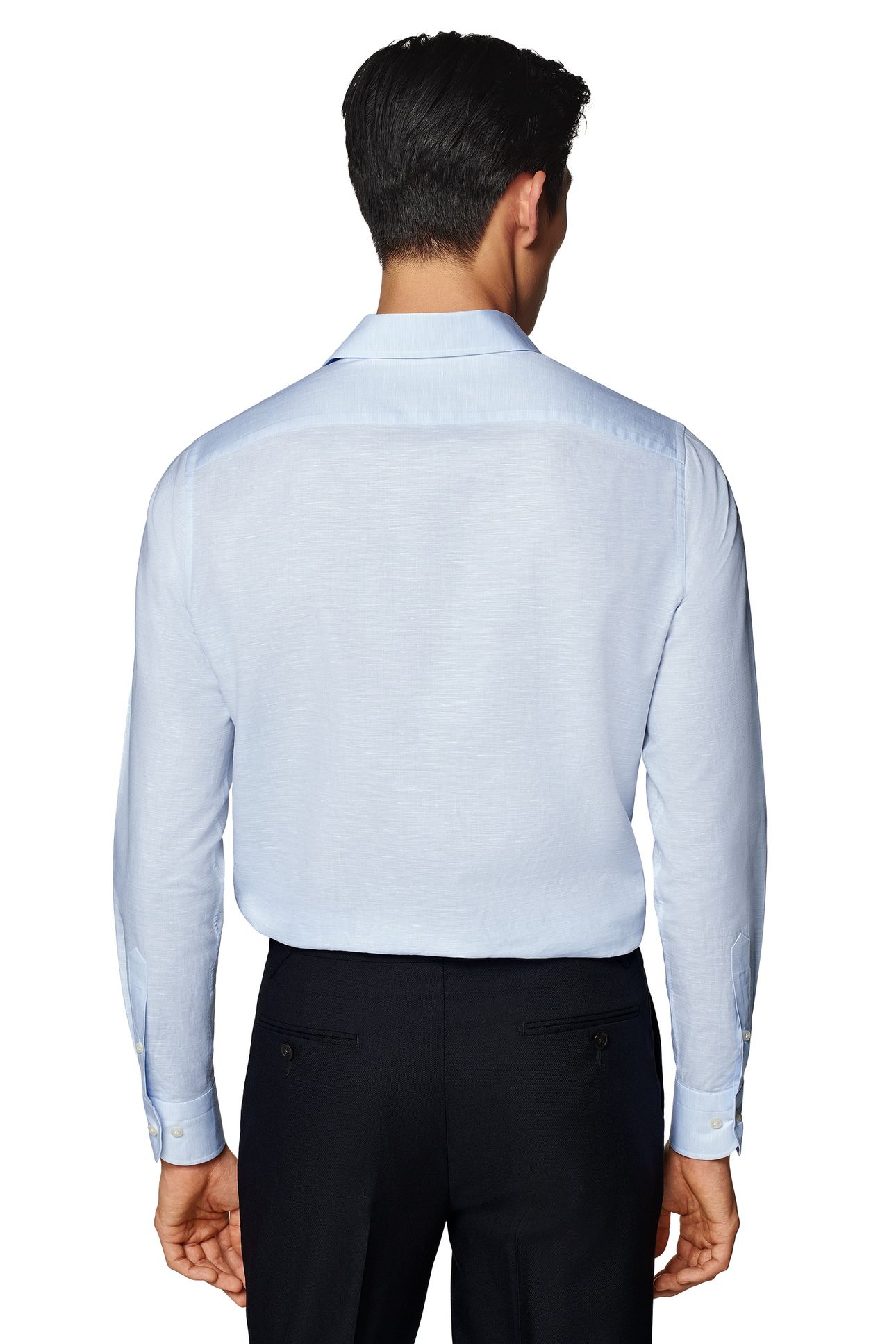 ONE-PIECE CO/LI FORMAL SHIRTS LIGHT BLUE 5
