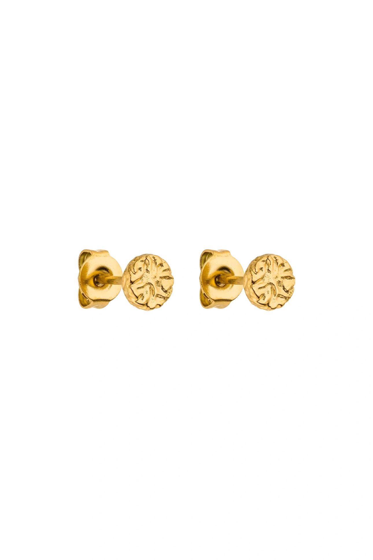 VOLCANO COIN OHRRINGE GOLD 2
