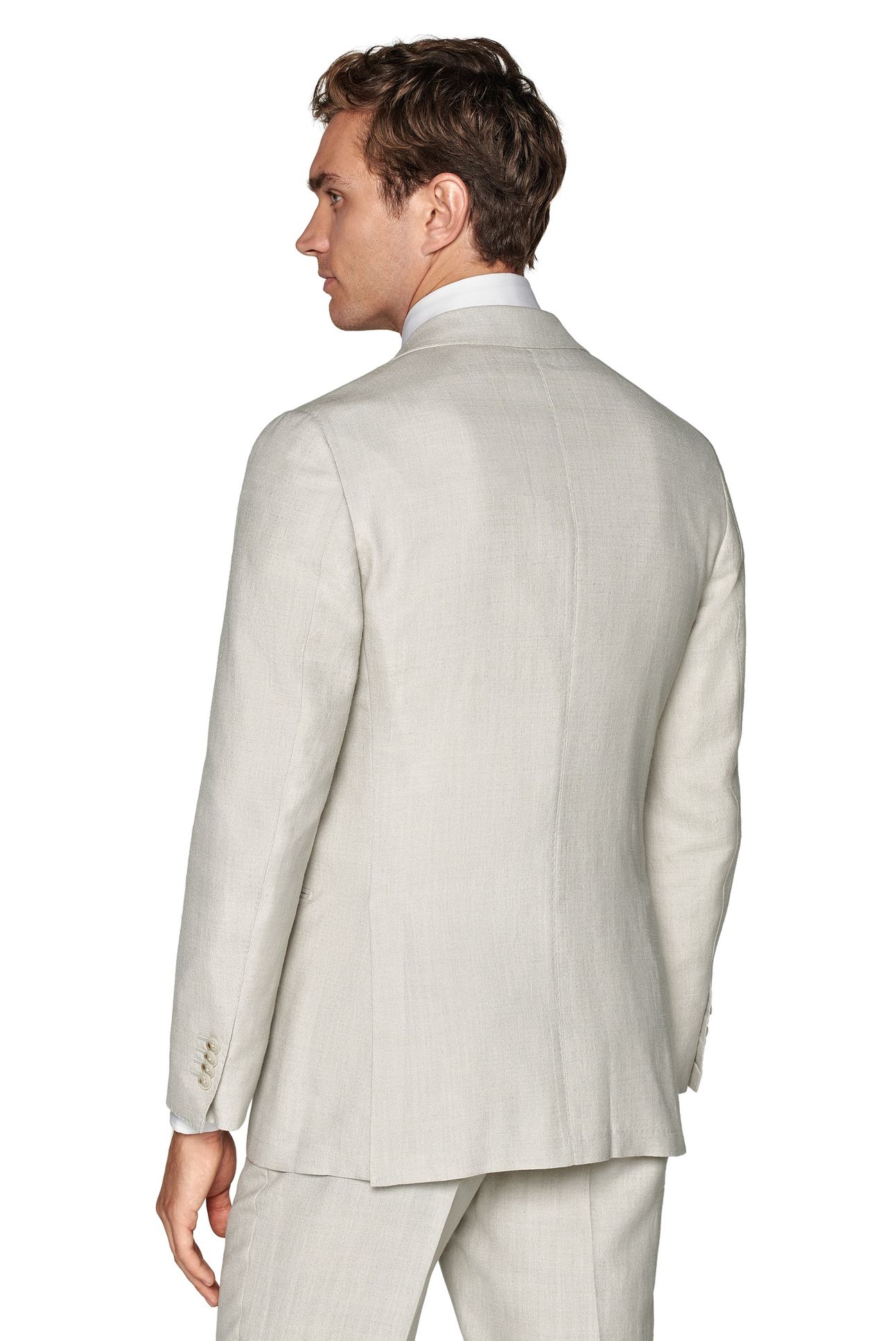 HAVANA-LIGHT BROWN-WOOL SILK LINEN NESTED SUITS LIGHT BROWN 5
