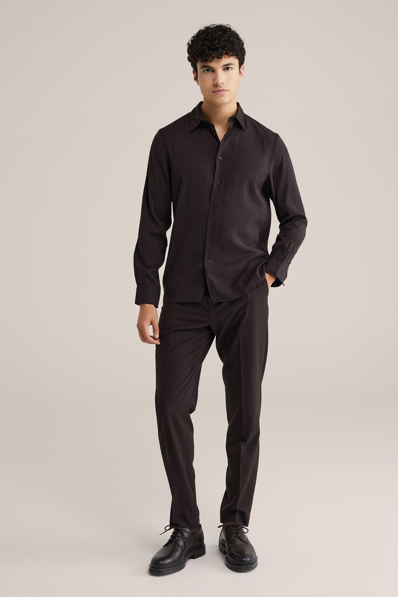 SHIRT DARK BROWN 3
