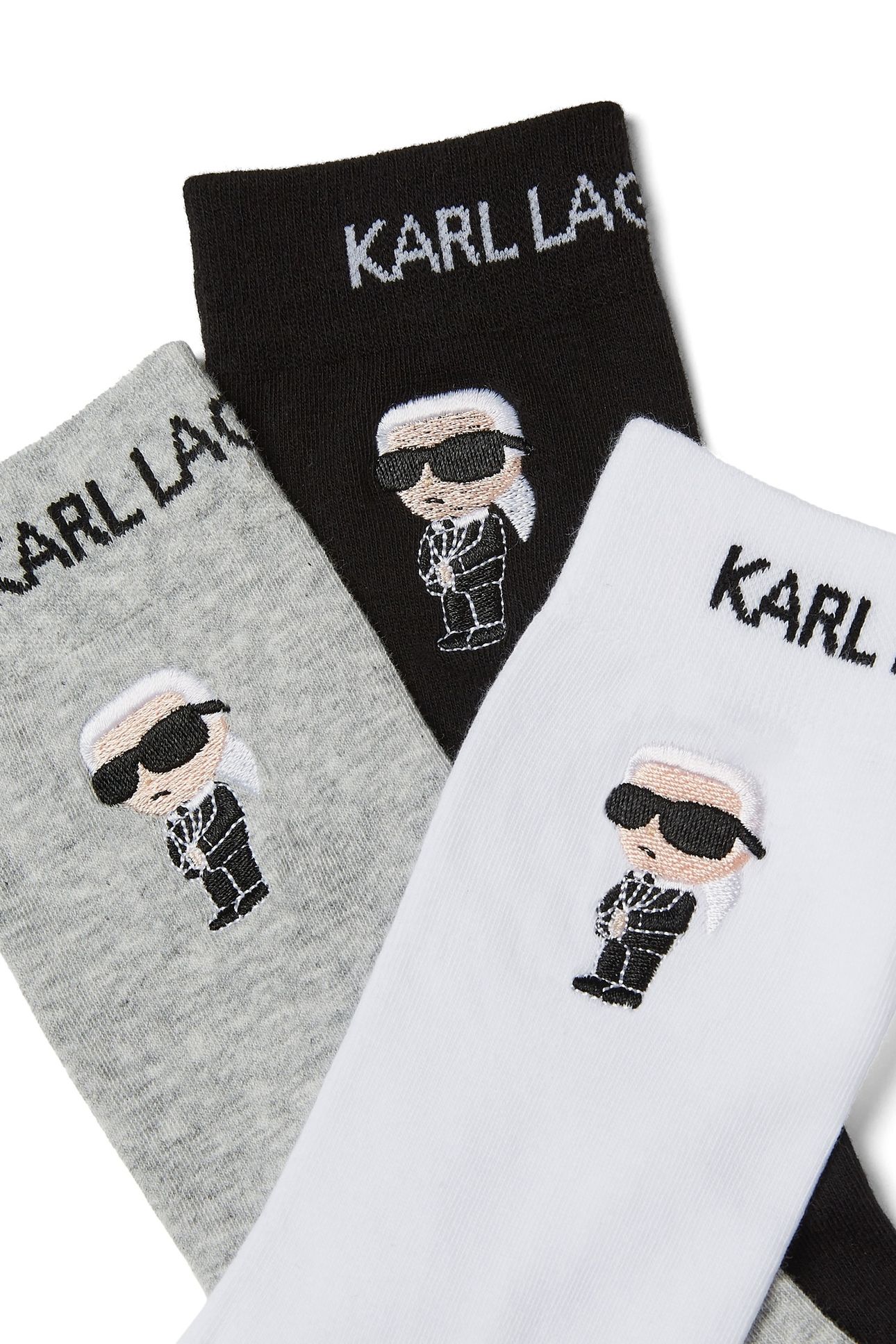 IKON SOCKS (3P) BLACK/WHITE/GREY 2