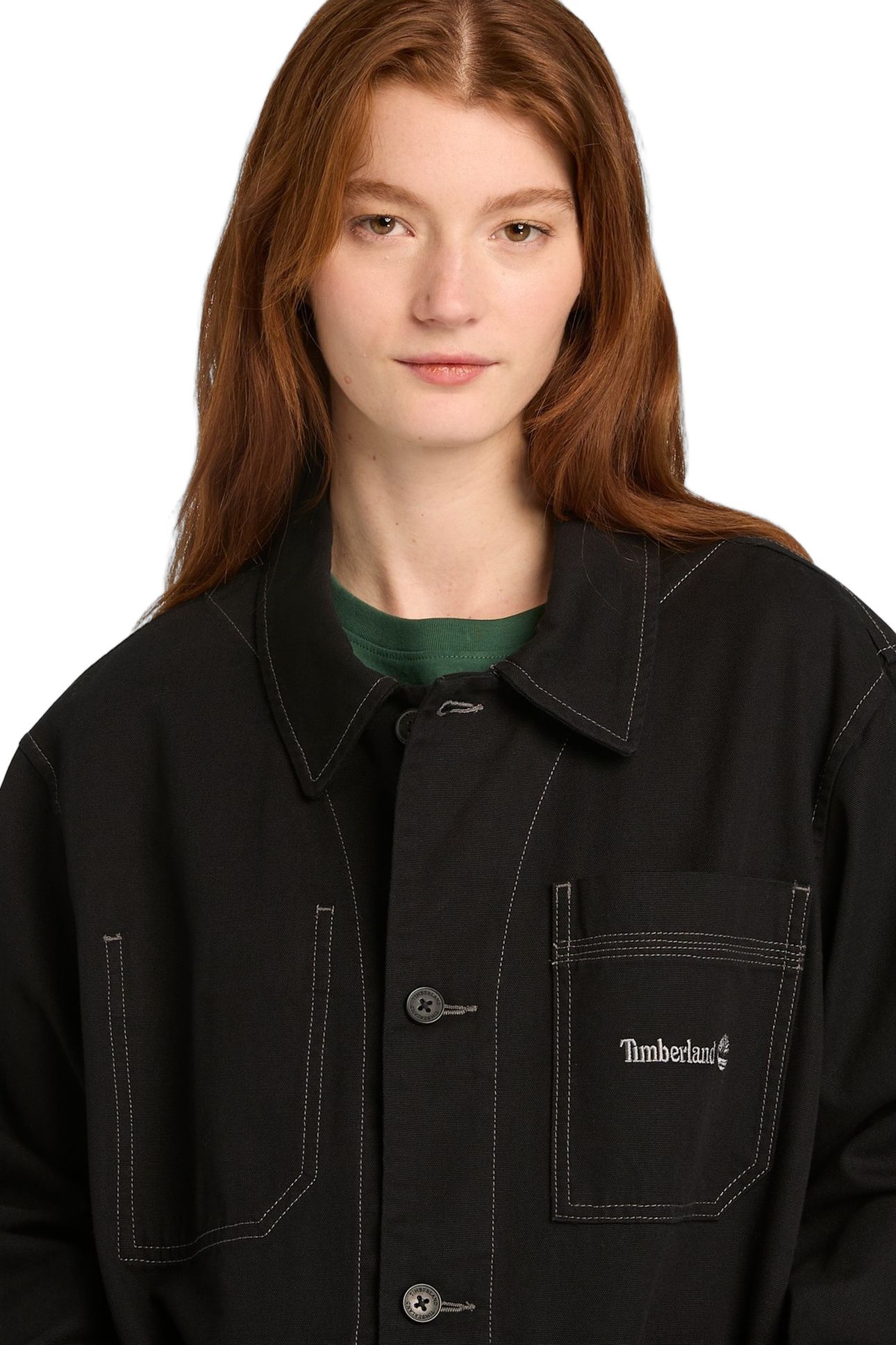 UNISEX CHORE CANVAS JACKET BLACK 5