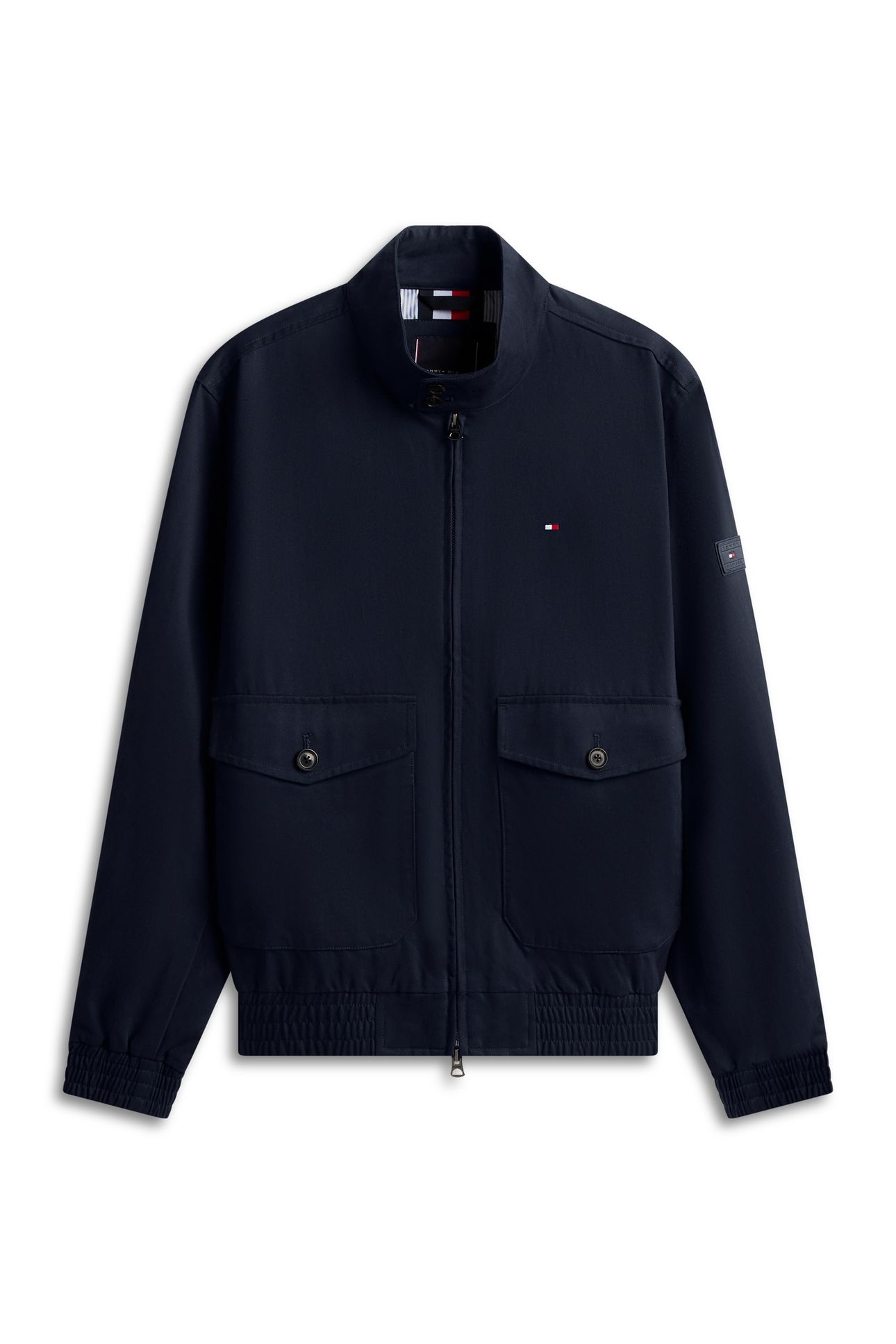 COTTON HARRINGTON JACKET DESERT SKY 4